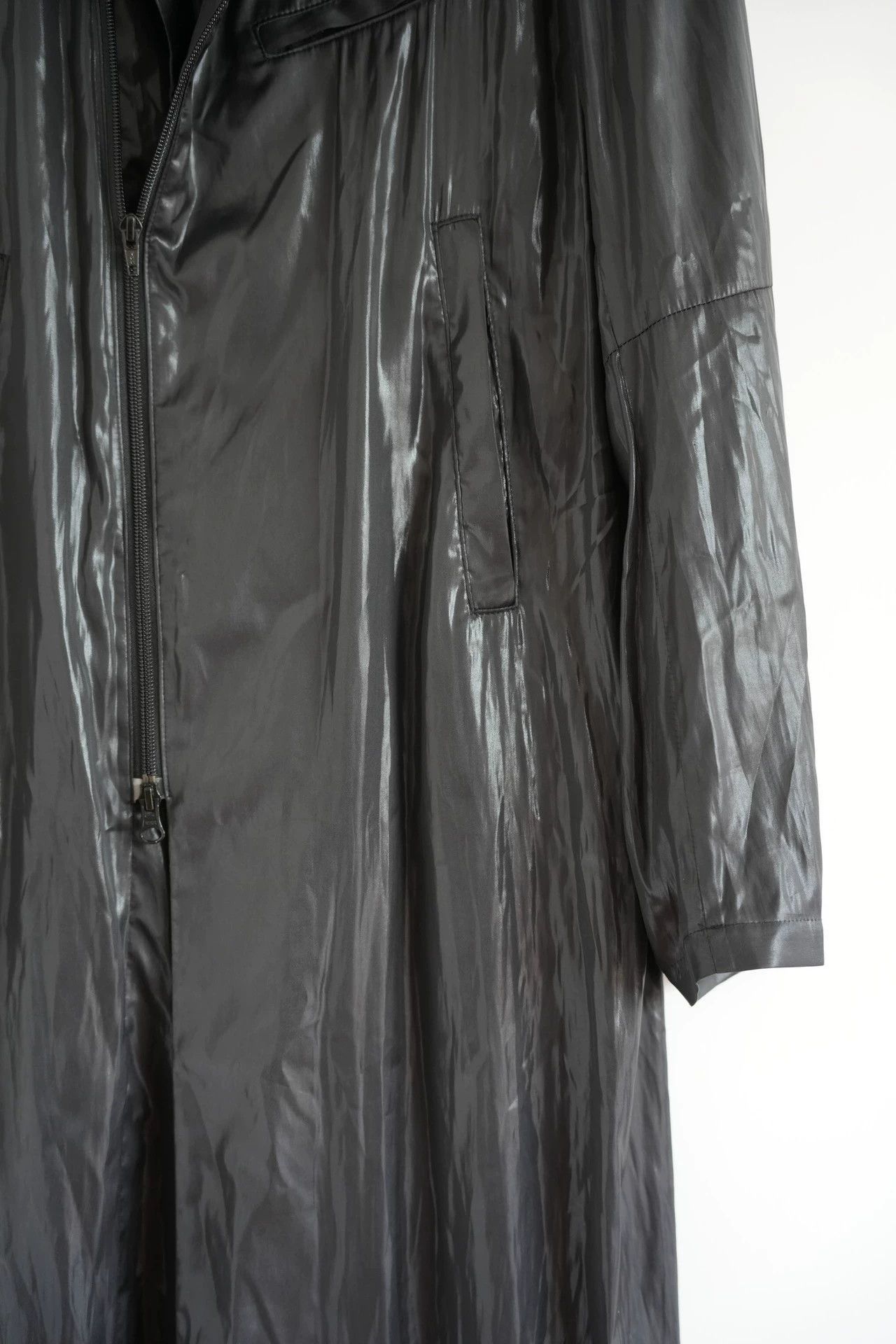 Yohji Yamamoto Black Long Coat with Collar Size US M / EU 48-50 / 2 - 6 Thumbnail