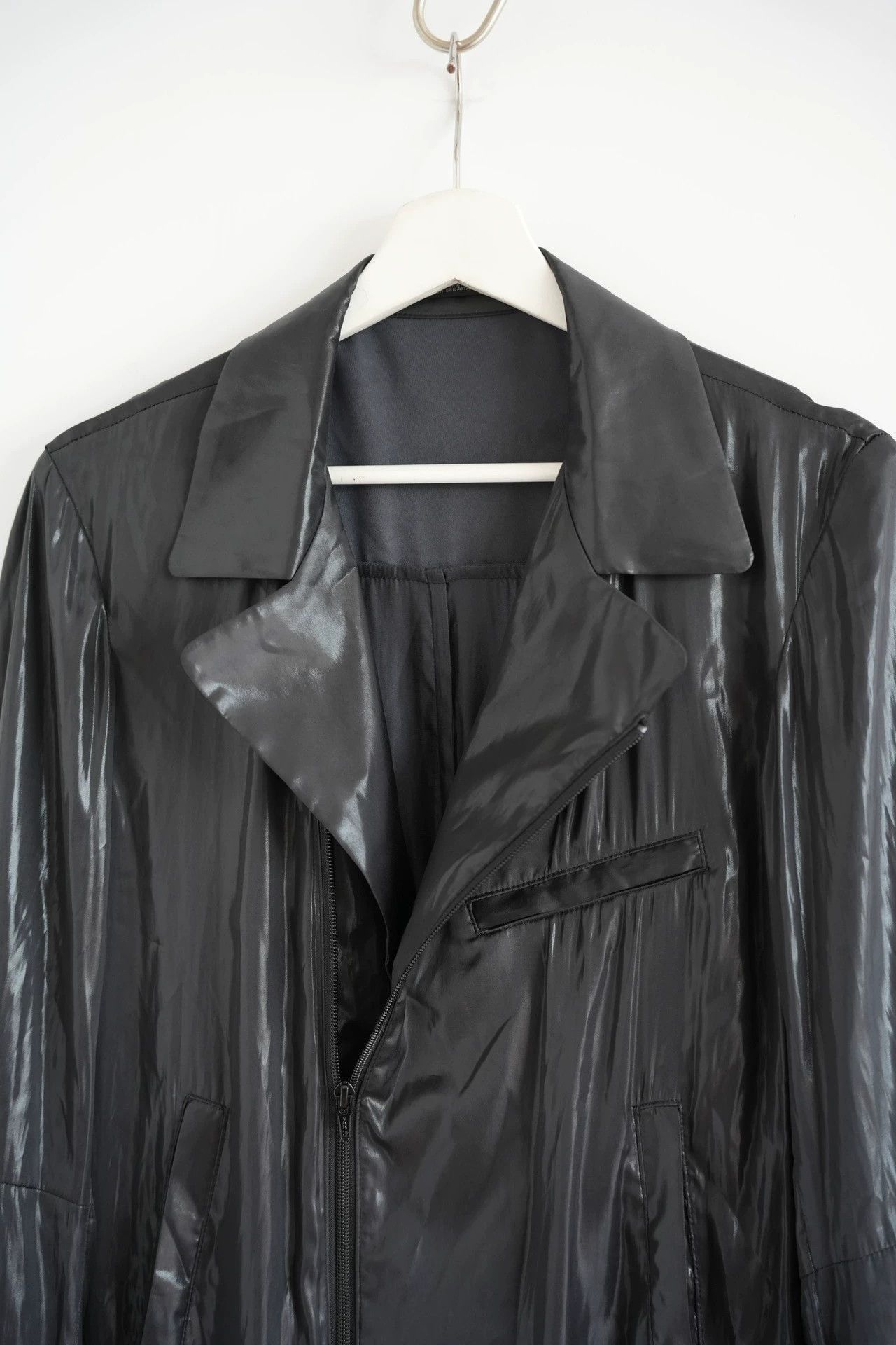 Yohji Yamamoto Black Long Coat with Collar Size US M / EU 48-50 / 2 - 4 Thumbnail