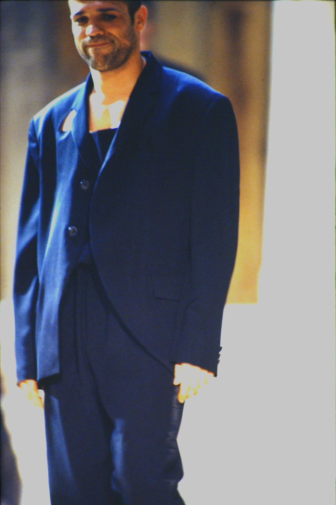 Yohji Yamamoto Black Single-Button Blazer with Pocket Detail Size US S / EU 44-46 / 1 - 3 Thumbnail