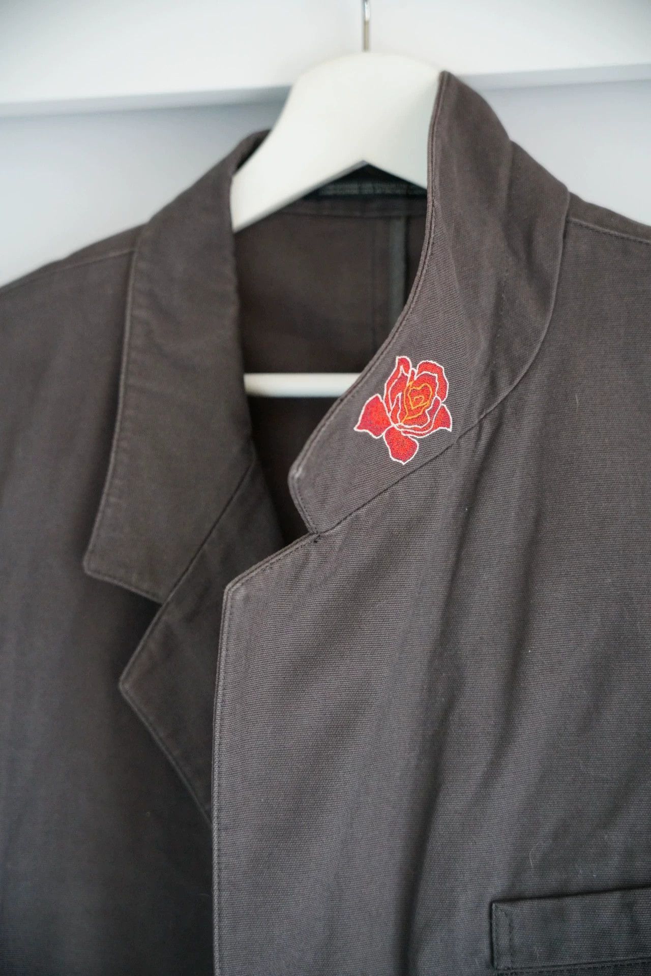 Yohji Yamamoto Gray Lightweight Button-Front Jacket Size US M / EU 48-50 / 2 - 4 Thumbnail