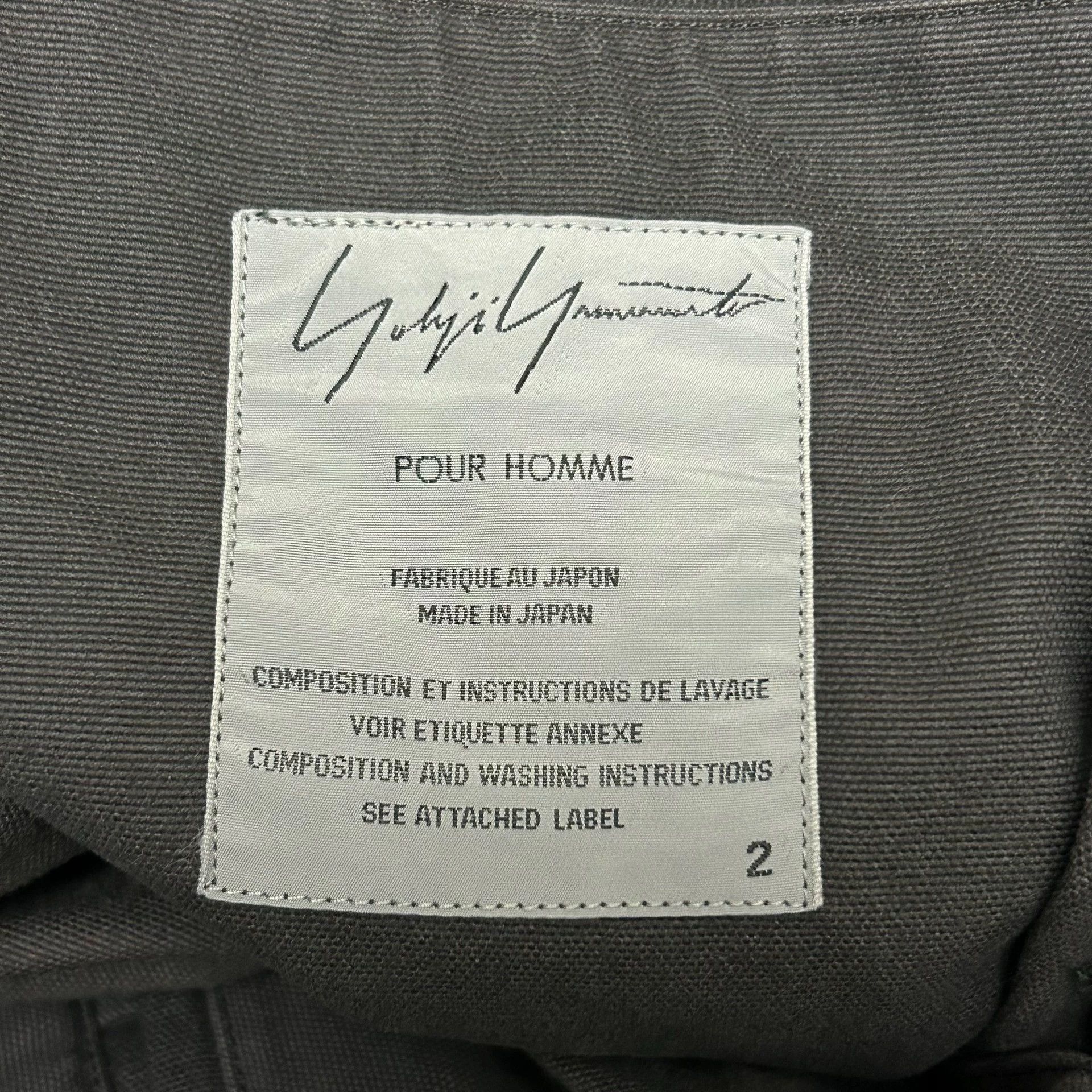 Yohji Yamamoto Gray Lightweight Button-Front Jacket Size US M / EU 48-50 / 2 - 7 Thumbnail