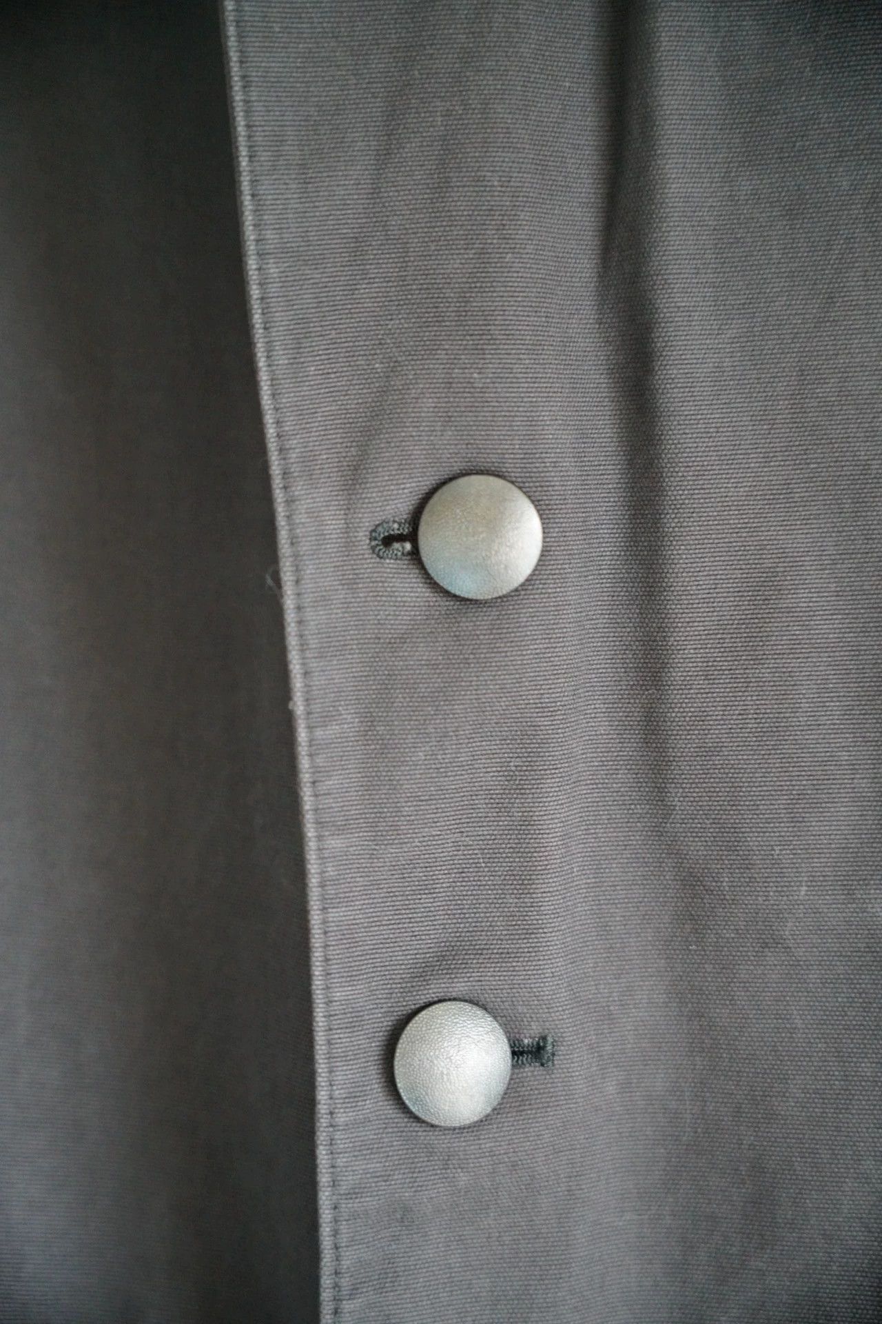 Yohji Yamamoto Gray Lightweight Button-Front Jacket Size US M / EU 48-50 / 2 - 6 Thumbnail