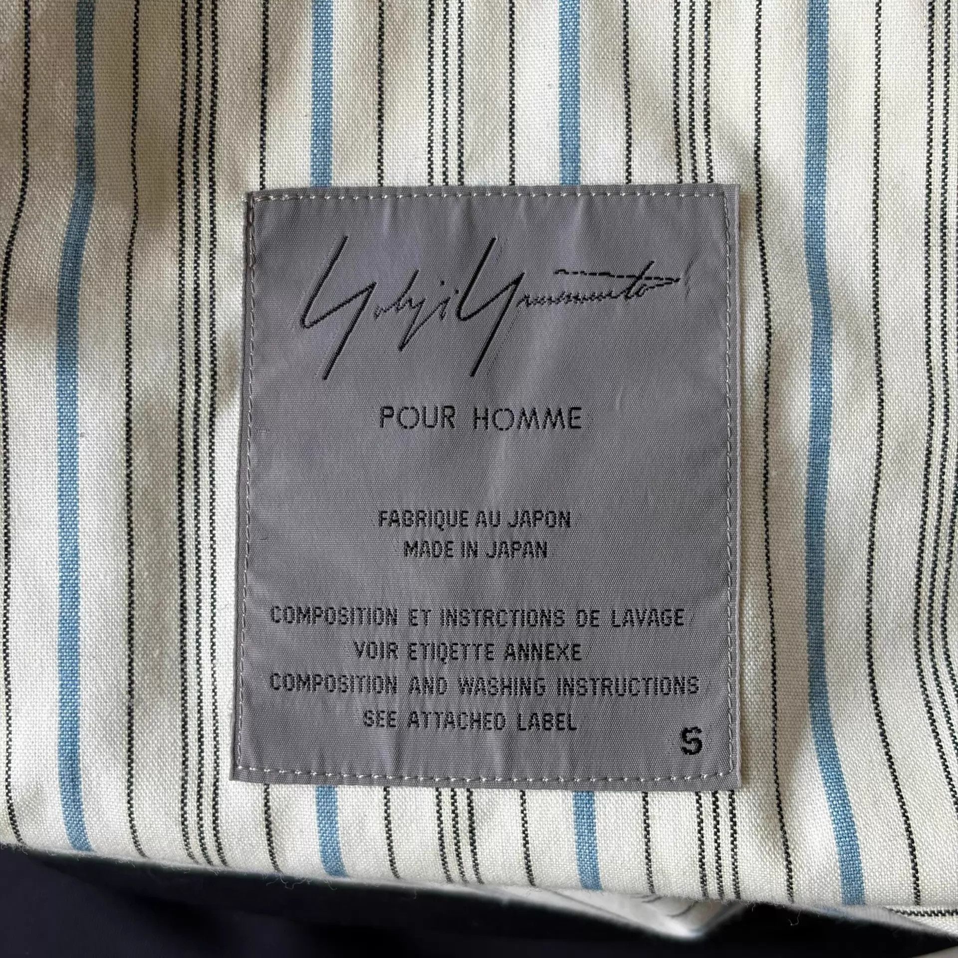 Yohji Yamamoto Multi Striped Color Block Blazer Jacket Size US S / EU 44-46 / 1 - 6 Thumbnail