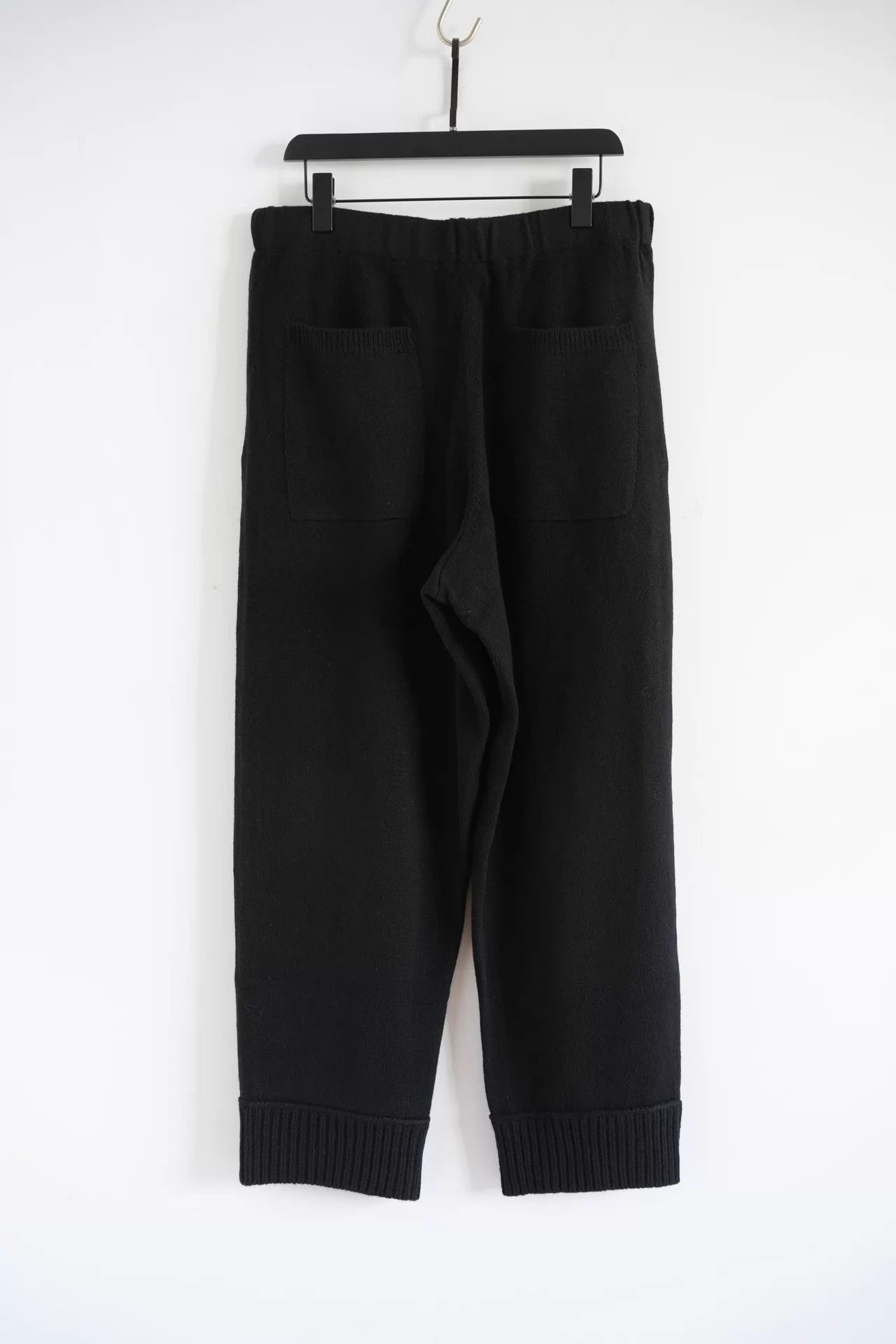 Yohji Yamamoto Black Cropped Drawstring Pants Size 34 Size US 34 / EU 50 - 2 Thumbnail
