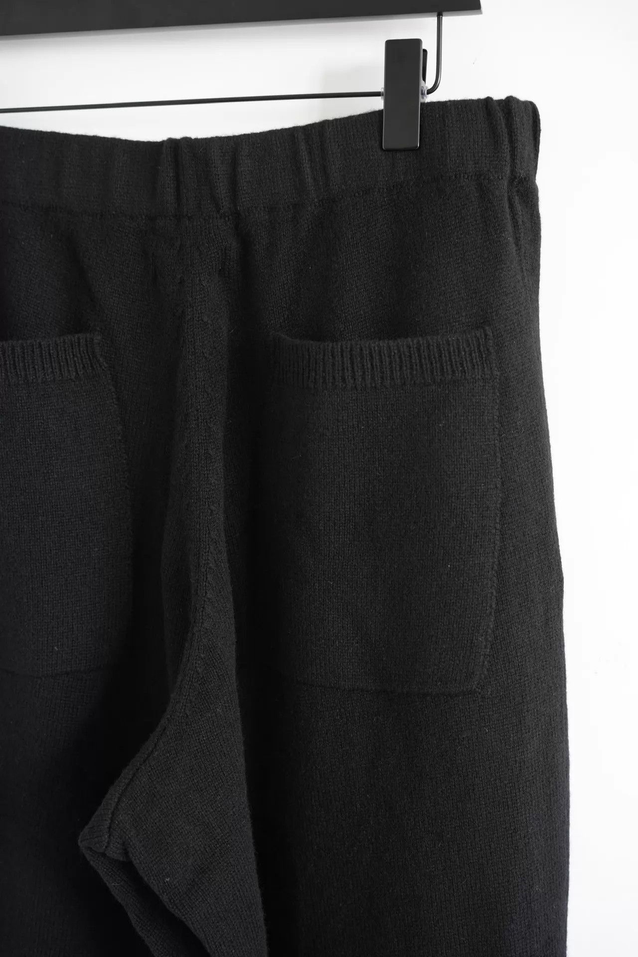 Yohji Yamamoto Black Cropped Drawstring Pants Size 34 Size US 34 / EU 50 - 5 Thumbnail