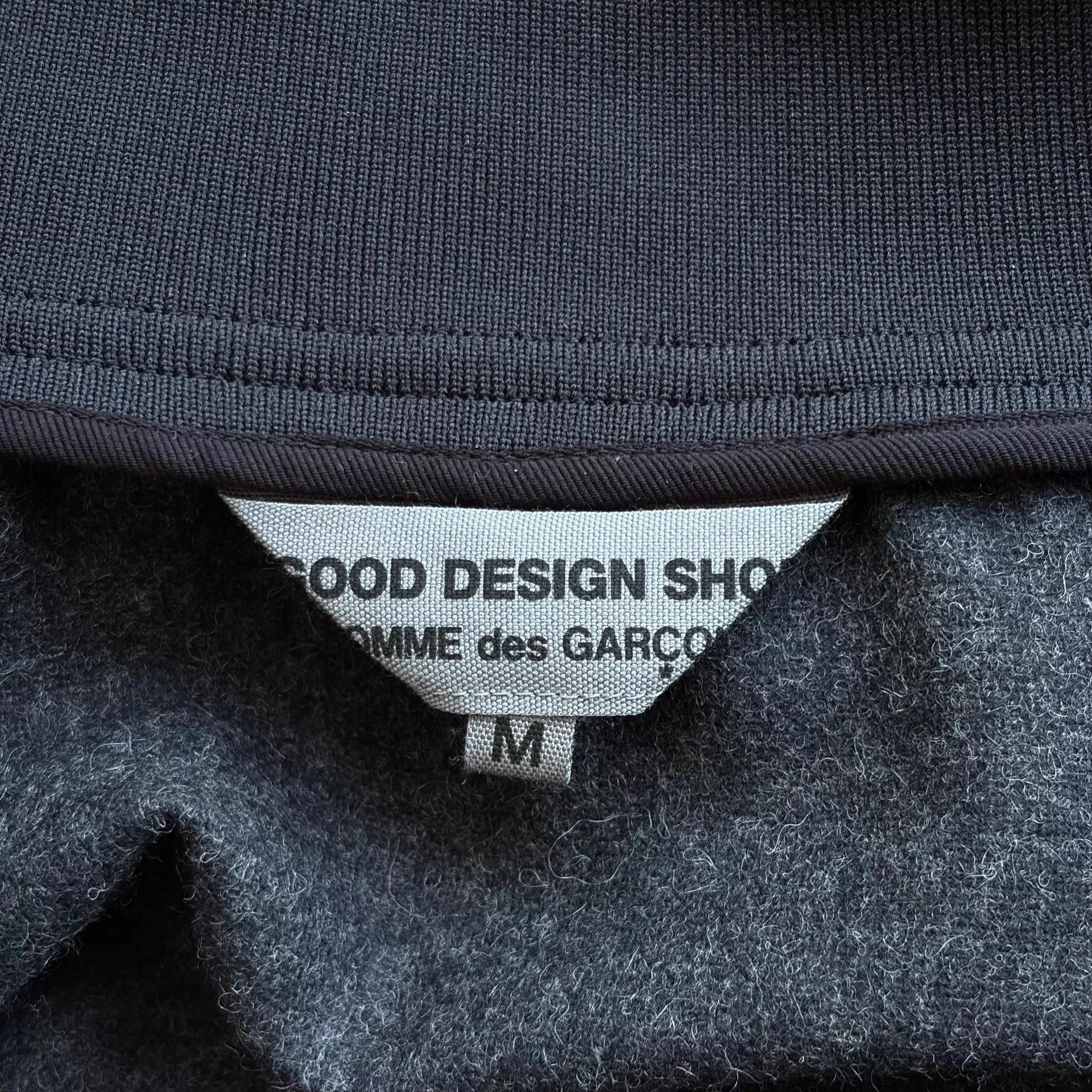 Comme des Garcons Black Long Coat with Leather Sleeves Size M Size US M / EU 48-50 / 2 - 7 Thumbnail