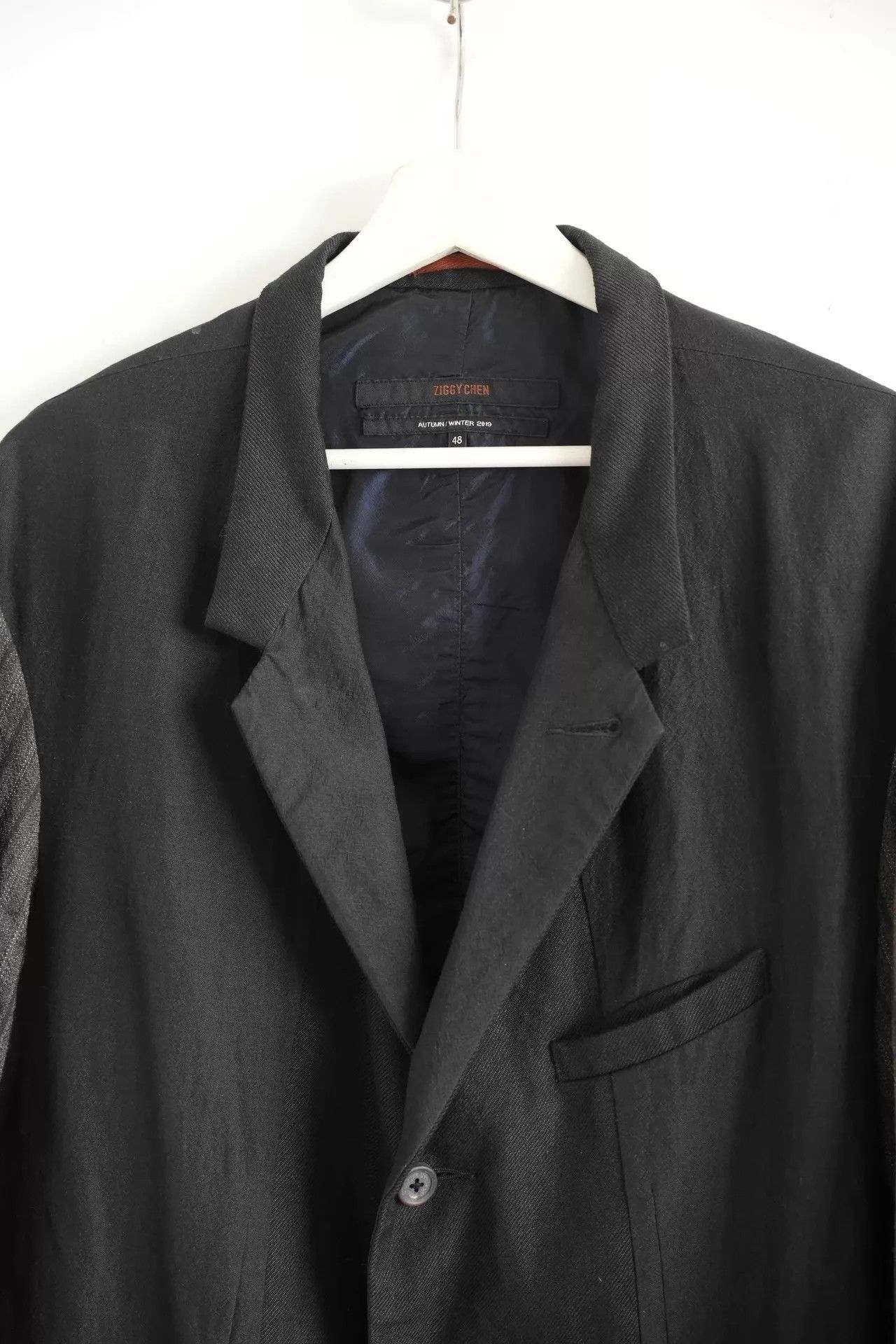 Ziggy Chen Multi-Color Sleeve Button-Front Blazer Size US M / EU 48-50 / 2 - 3 Thumbnail