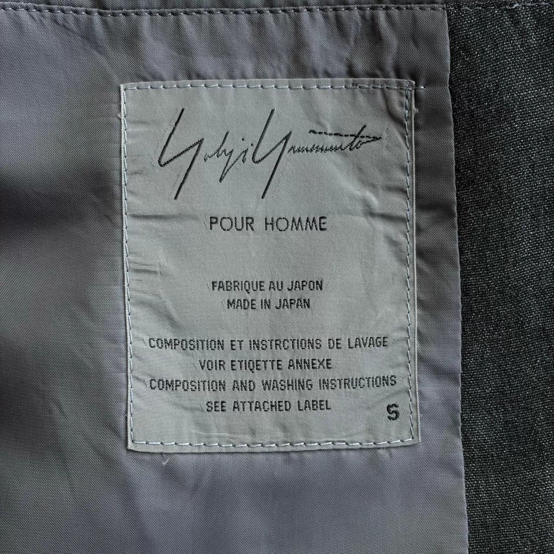 Yohji Yamamoto Gray Double-Breasted Blazer Size S Size US S / EU 44-46 / 1 - 7 Thumbnail