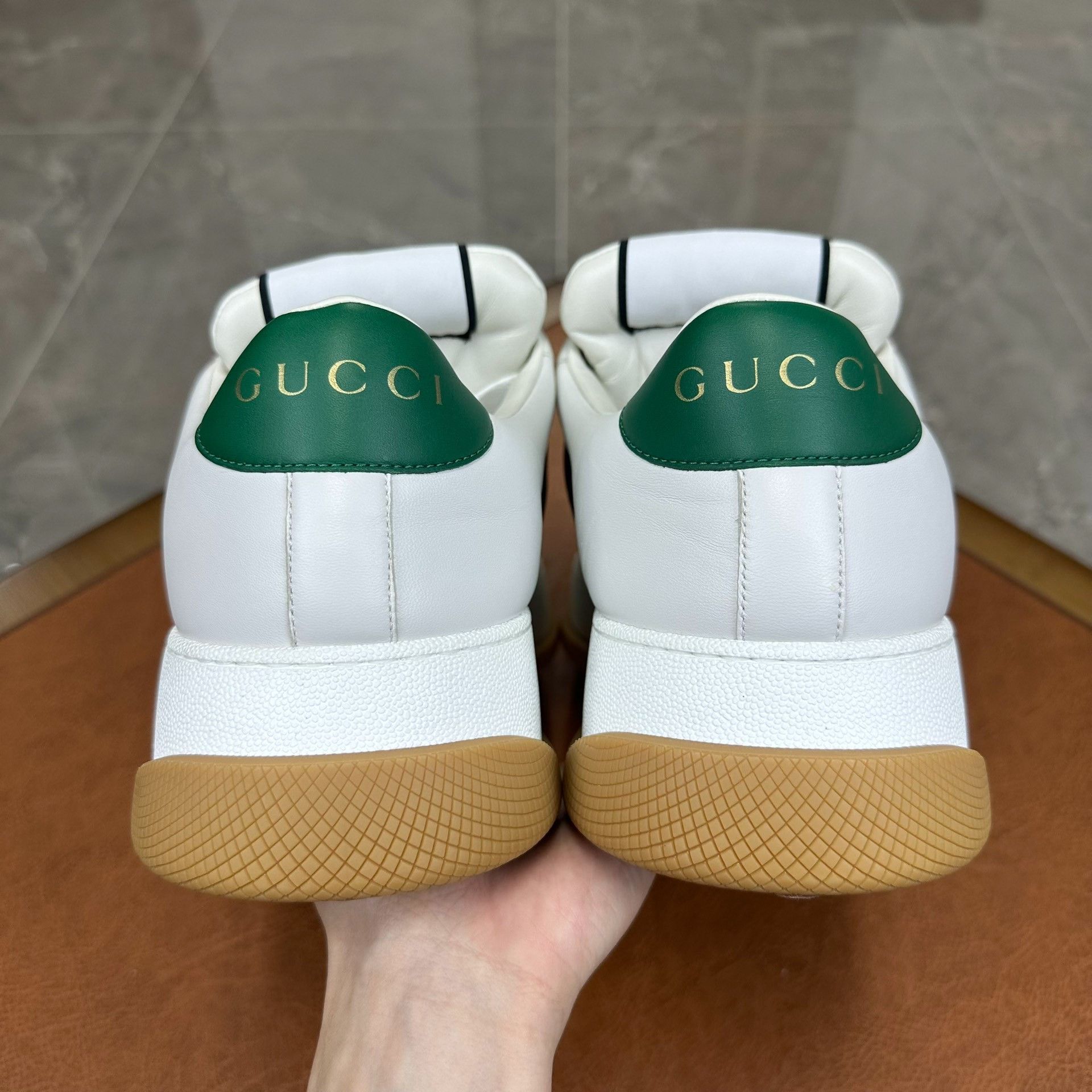 Gucci Gucci White Lowtop Sneakers 12 Men Size US 12 / EU 45 - 3 Thumbnail