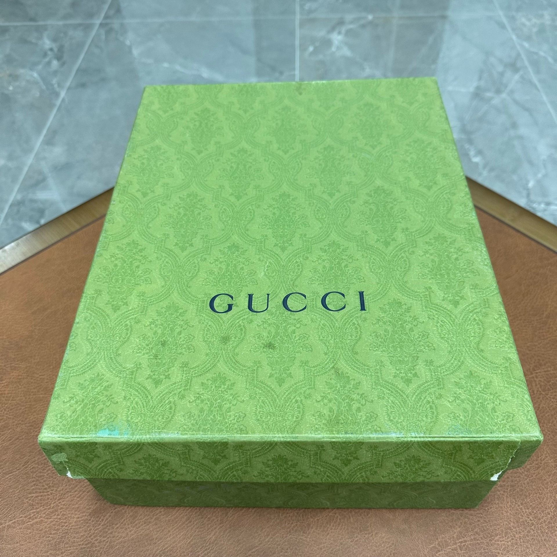 Gucci Gucci Leather Printed White Lowtop Sneakers 12 Men Size US 12 / EU 45 - 7 Thumbnail