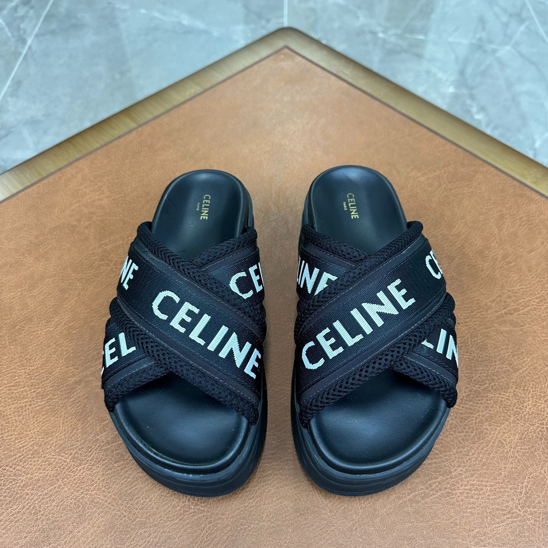Celine Celine Black Sandals it_35 Women Size US 5 / IT 35 - 6 Thumbnail