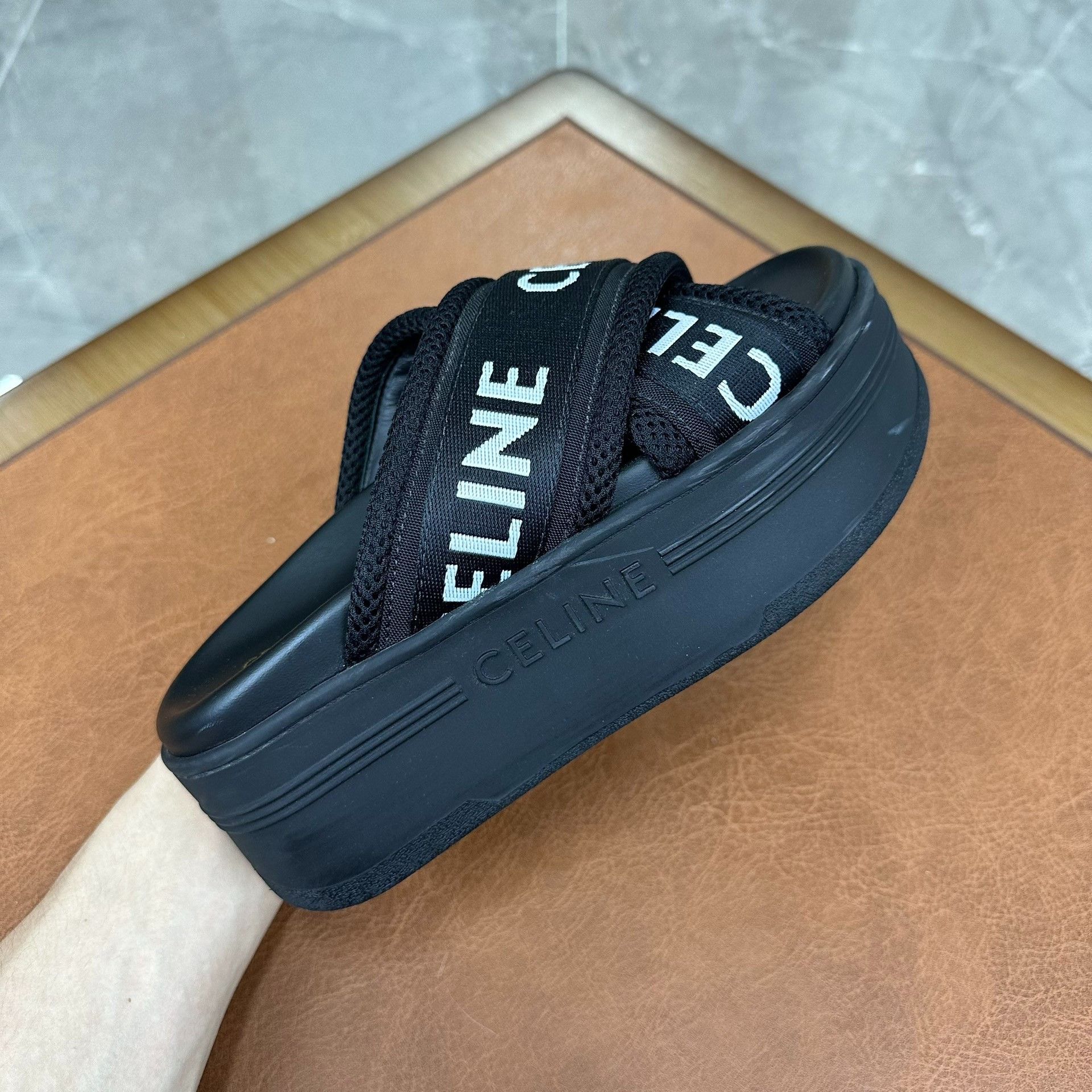Celine Celine Black Sandals it_35 Women Size US 5 / IT 35 - 5 Thumbnail