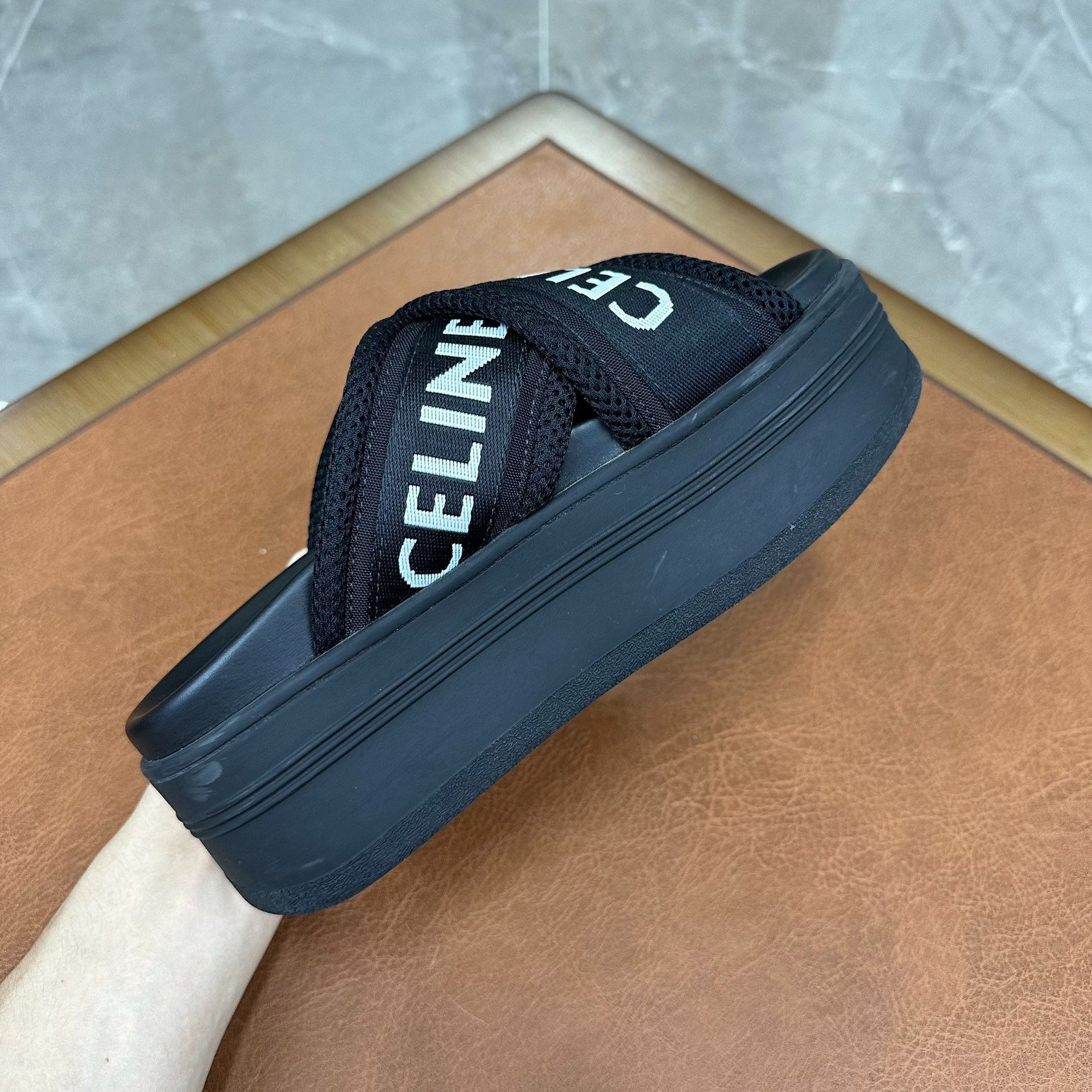 Celine Celine Black Sandals it_35 Women Size US 5 / IT 35 - 3 Thumbnail