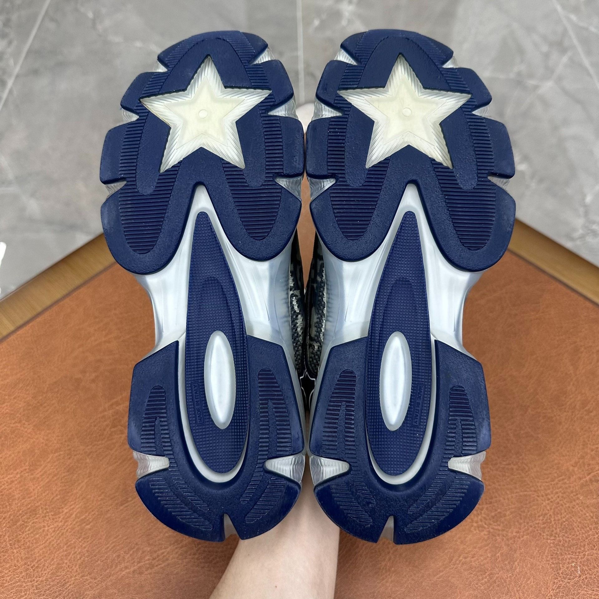 Dior Dior Printed Blue Lowtop Sneakers it_36-5 Women Size US 6.5 / IT 36.5 - 6 Thumbnail