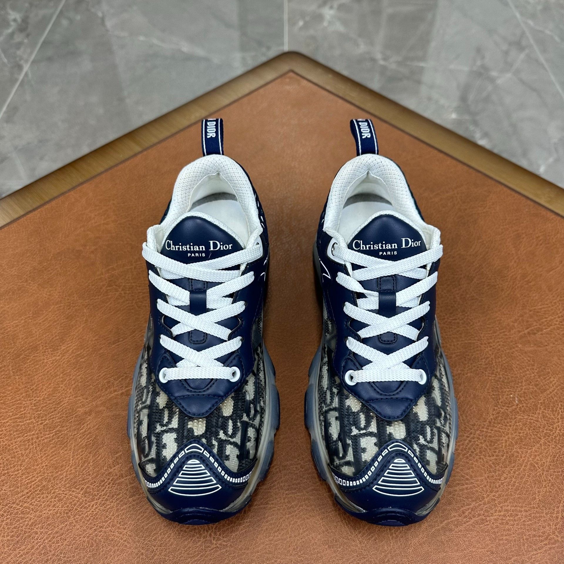 Dior Dior Printed Blue Lowtop Sneakers it_36-5 Women Size US 6.5 / IT 36.5 - 4 Thumbnail