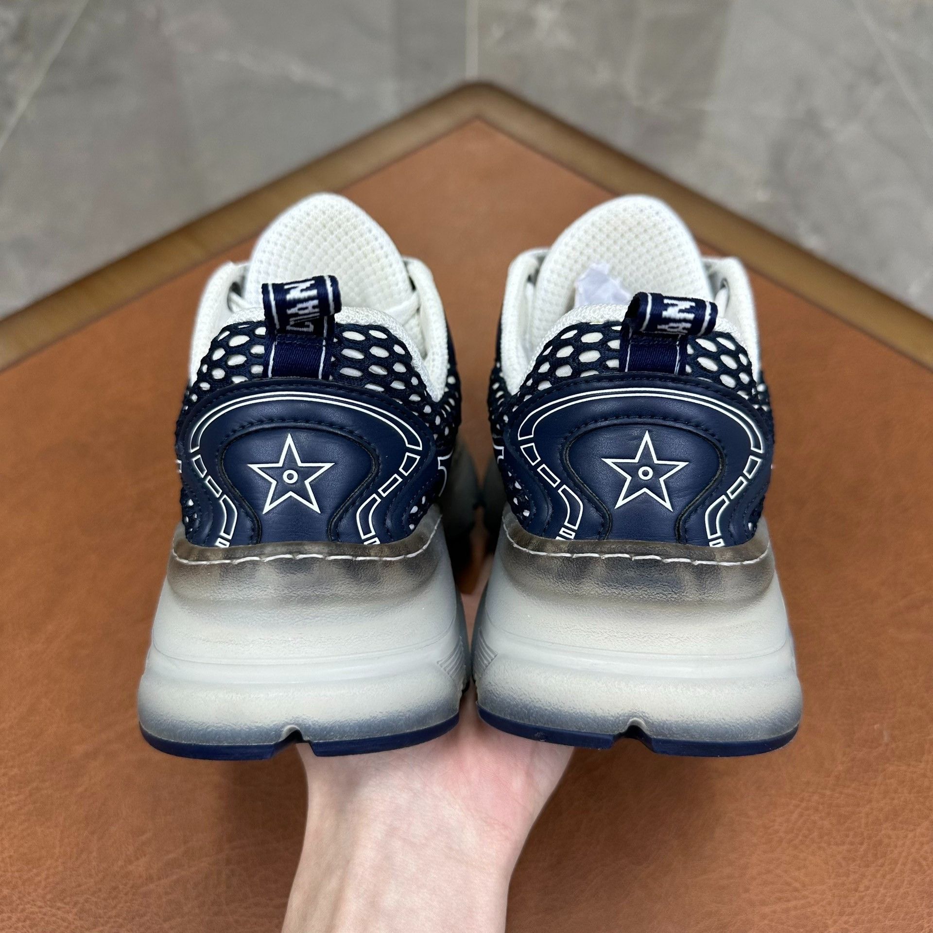 Dior Dior Printed Blue Lowtop Sneakers it_36-5 Women Size US 6.5 / IT 36.5 - 5 Thumbnail