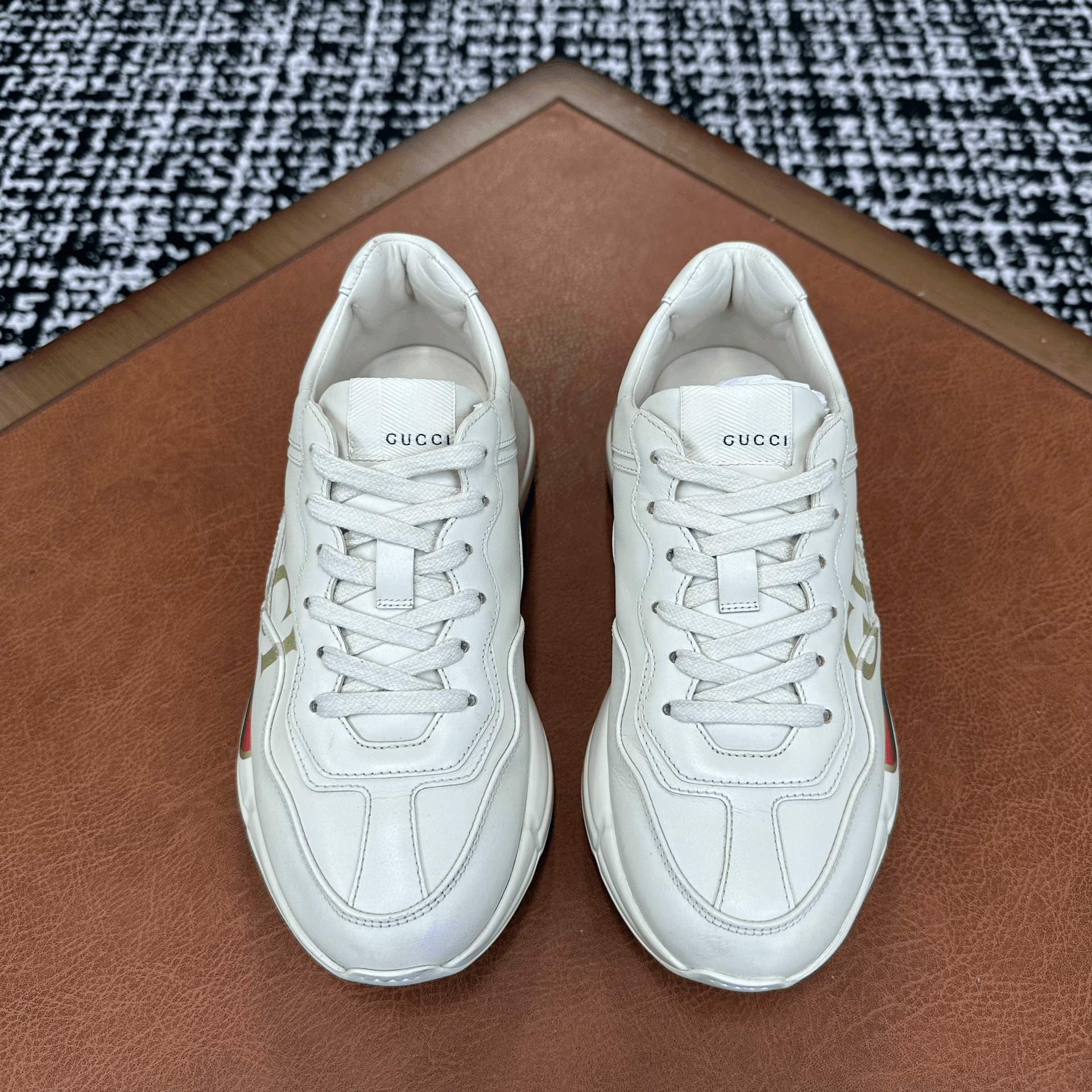 Gucci Gucci Retro White Lowtop Sneakers it_37 Women Size US 7 / IT 37 - 6 Thumbnail