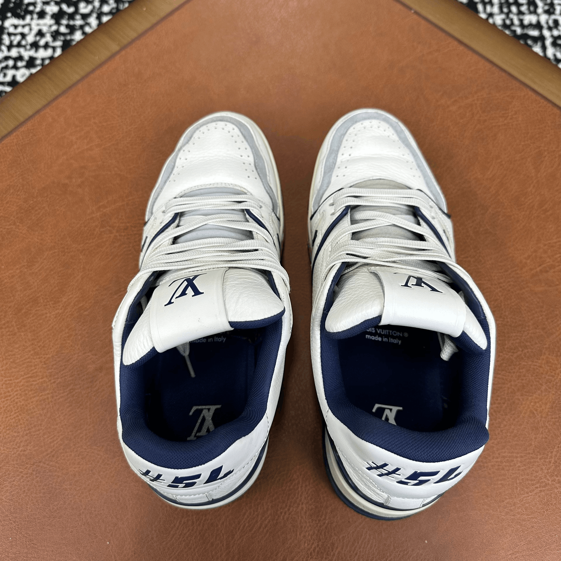 Louis Vuitton Louis Vuitton Training Blue Lowtop Sneakers 8 Men Size US 8 / EU 41 - 3 Thumbnail