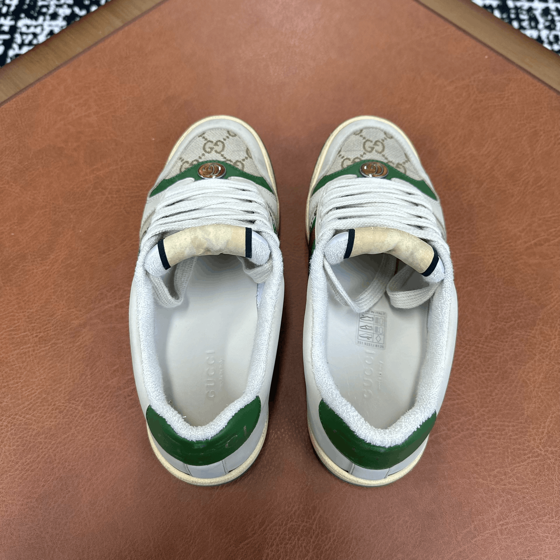 Gucci Gucci Canvas Green Lowtop Sneakers it_36-5 Women Size US 6.5 / IT 36.5 - 3 Thumbnail
