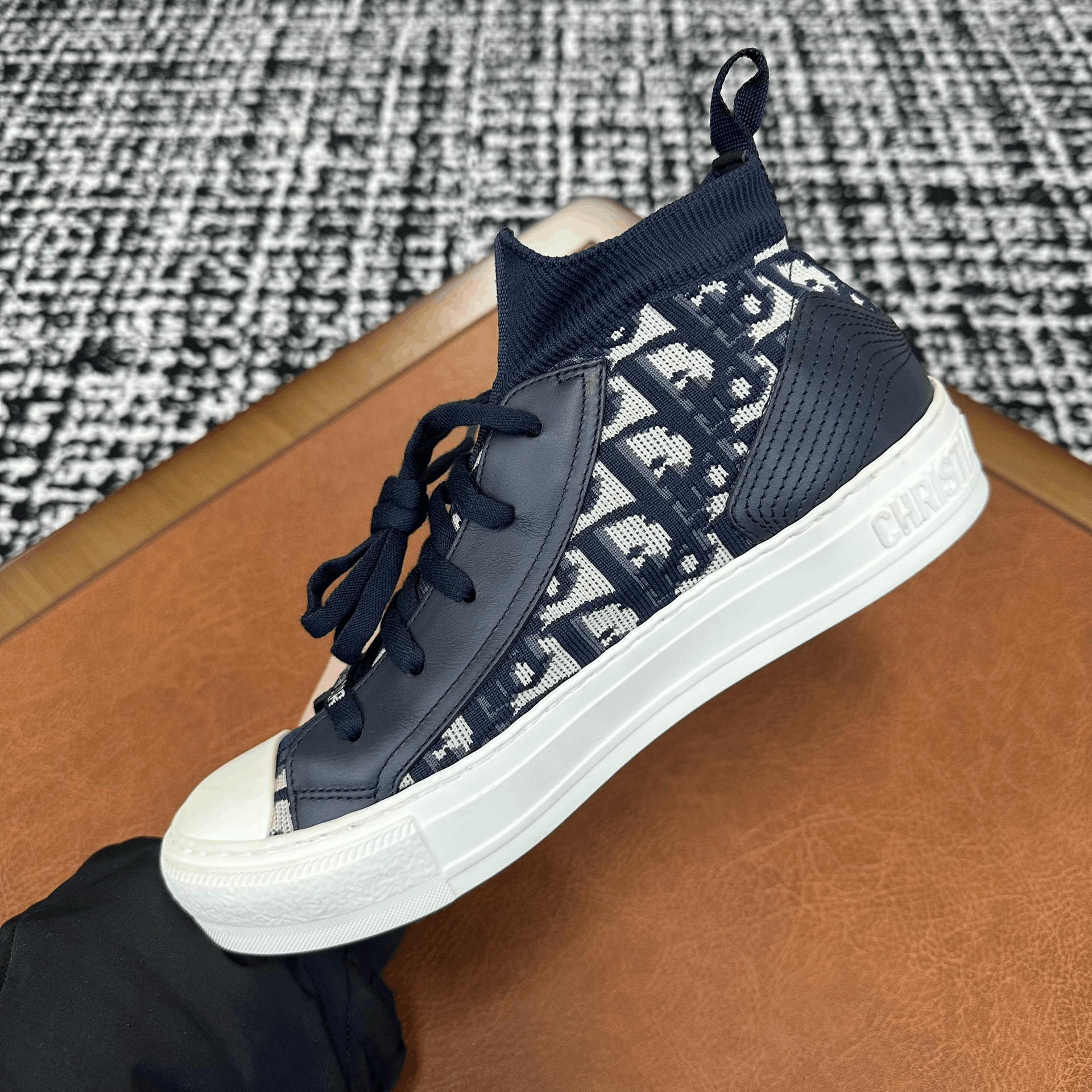 Dior Dior Blue Hitop Sneakers it_37 Women Size US 7 / IT 37 - 6 Thumbnail