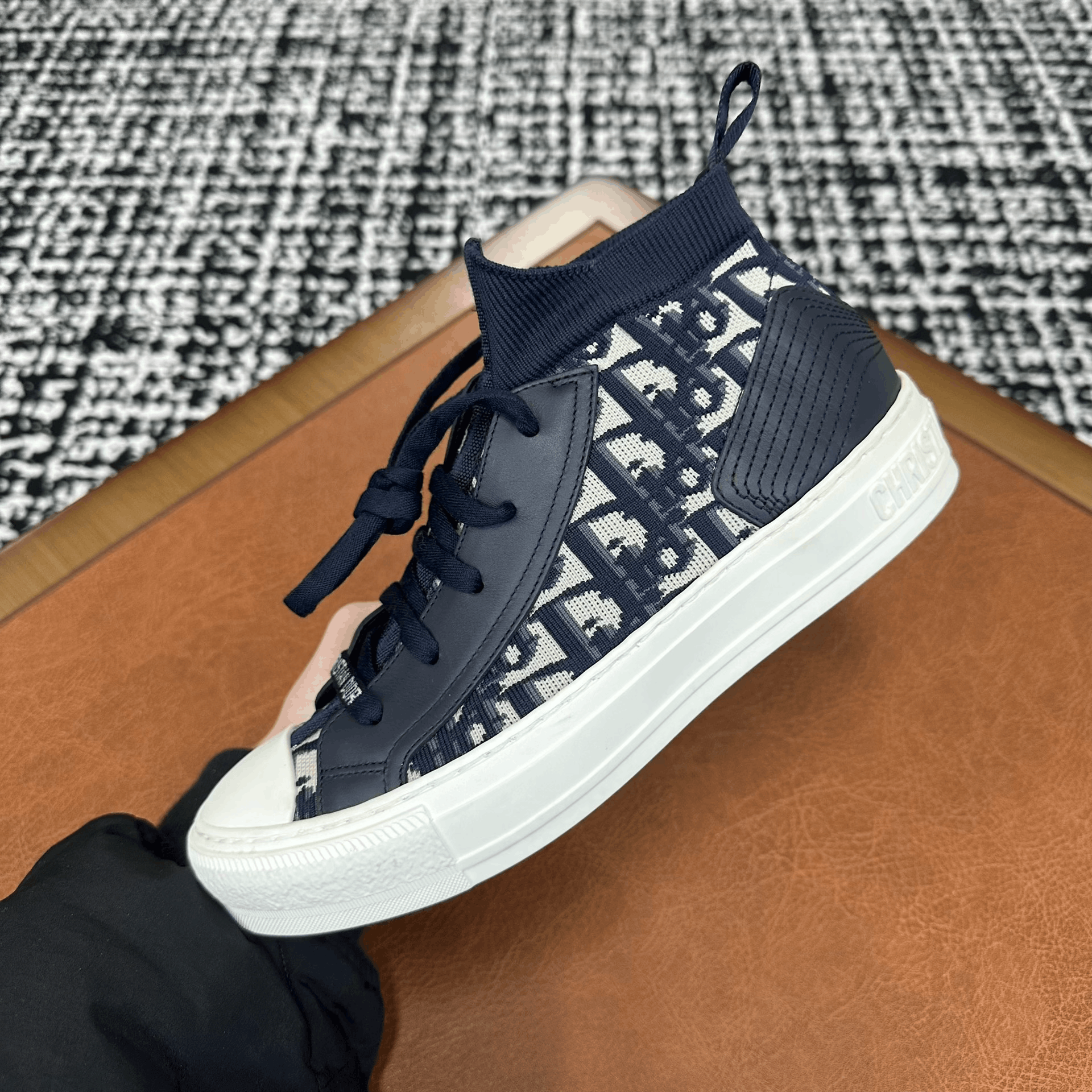 Dior Dior Blue Hitop Sneakers it_37 Women Size US 7 / IT 37 - 4 Thumbnail
