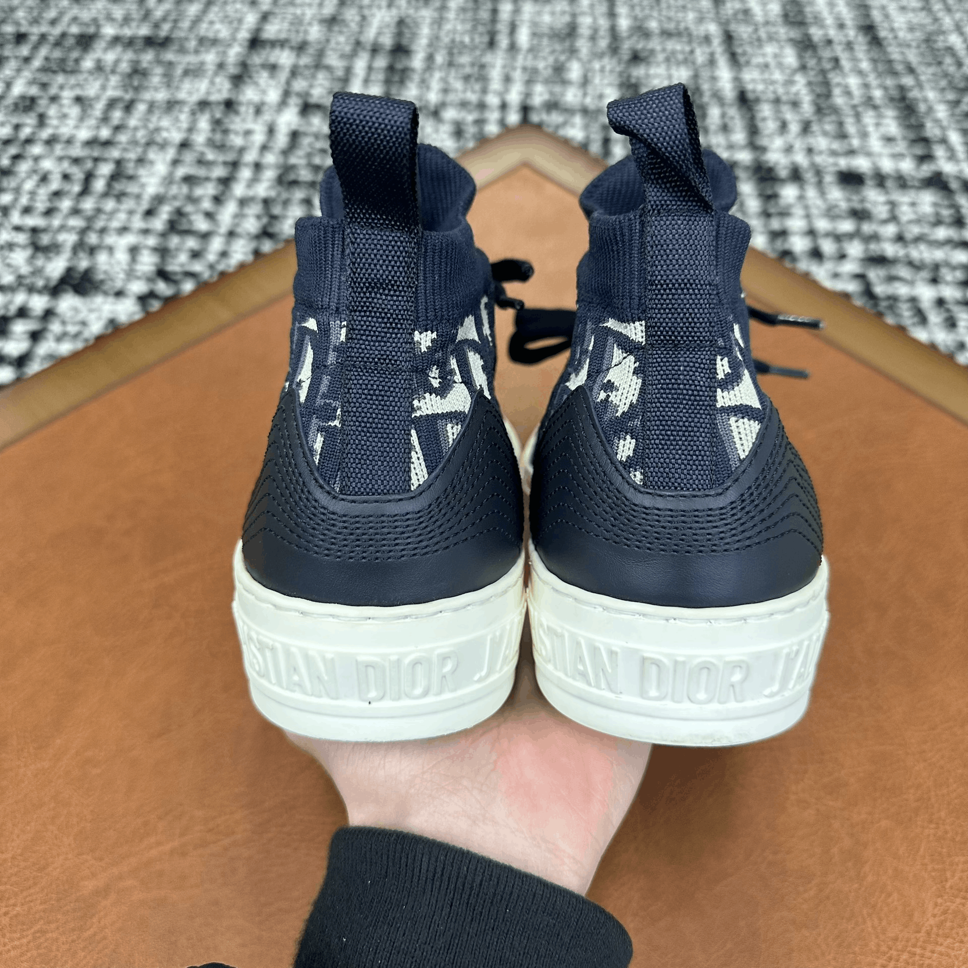 Dior Dior Blue Hitop Sneakers it_37 Women Size US 7 / IT 37 - 3 Thumbnail