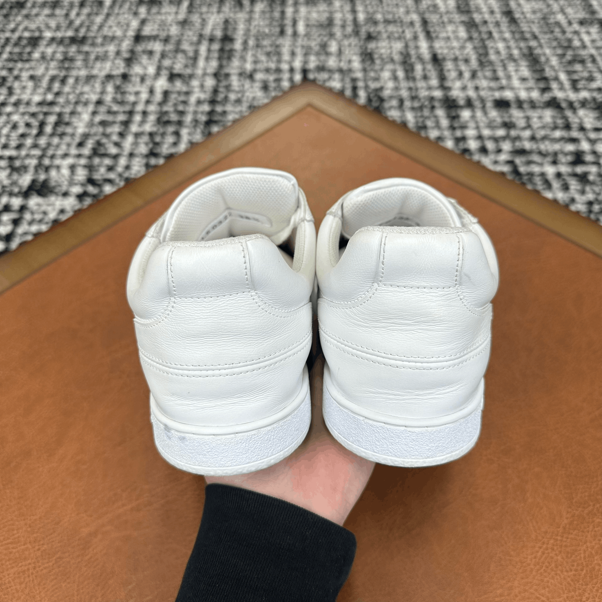 Dior Dior Leather White Lowtop Sneakers it_38-5 Women Size US 8.5 / IT 38.5 - 3 Thumbnail