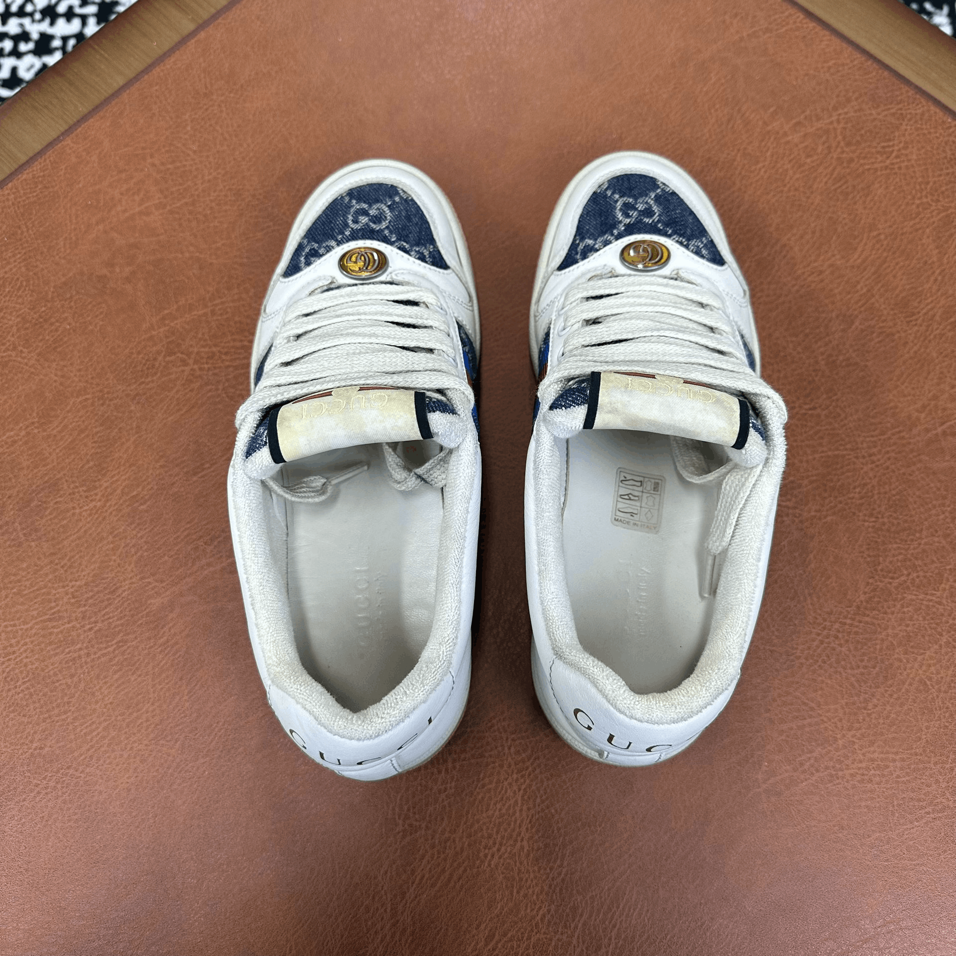 Gucci Gucci Blue Lowtop Sneakers it_35-5 Women Size US 5.5 / IT 35.5 - 6 Thumbnail