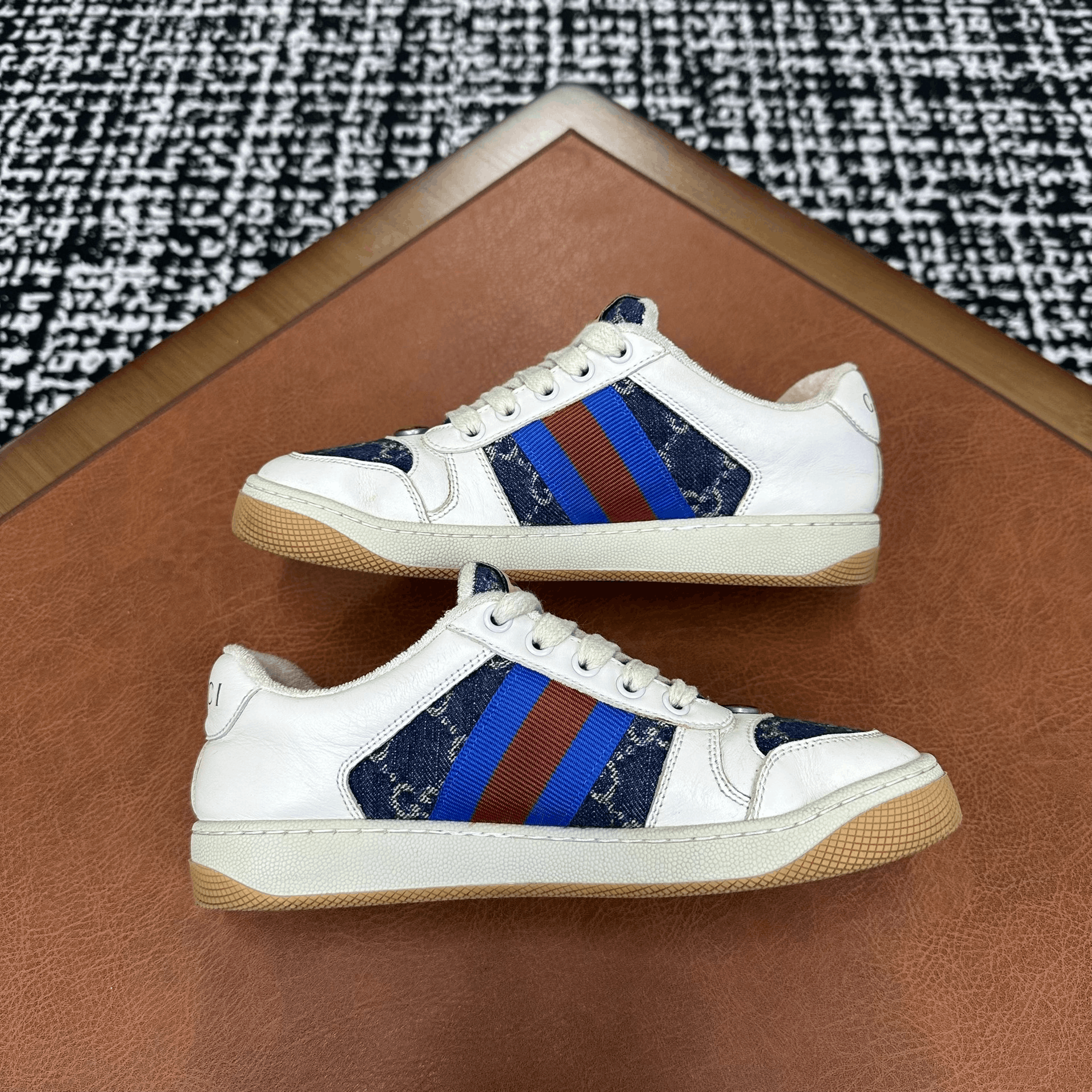 Gucci Gucci Blue Lowtop Sneakers it_35-5 Women Size US 5.5 / IT 35.5 - 4 Thumbnail