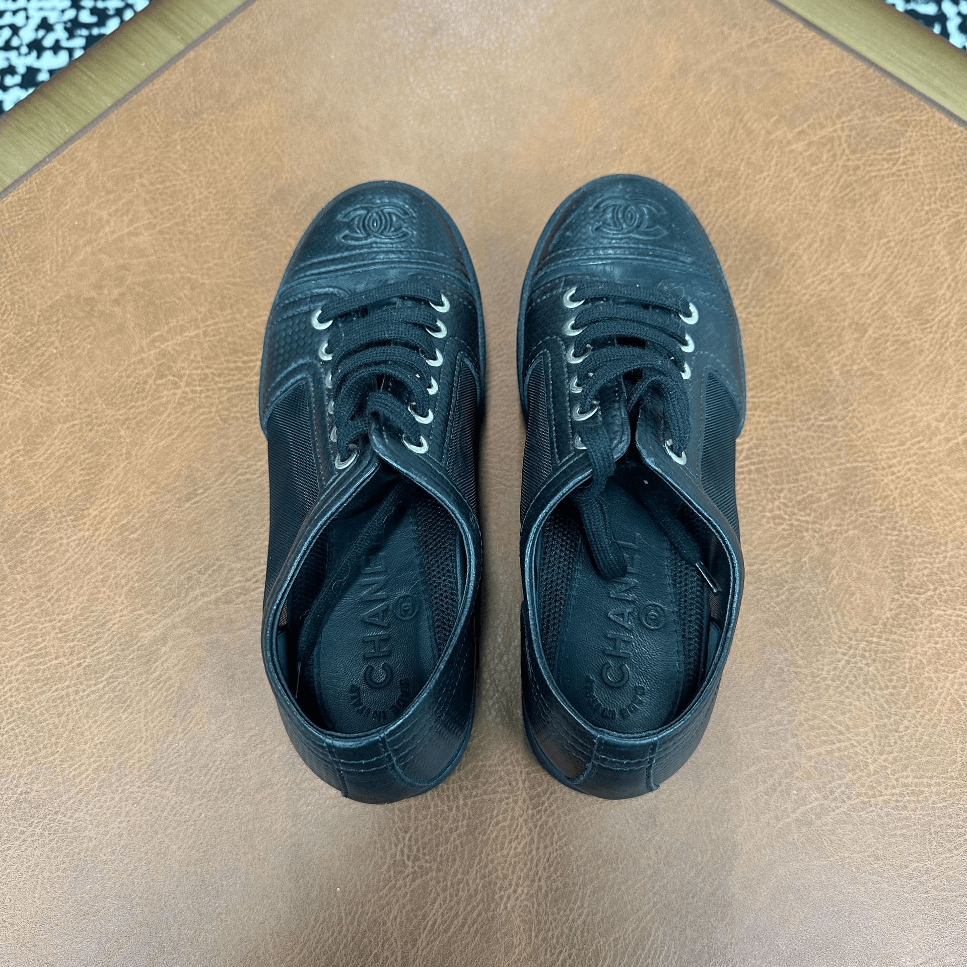 Chanel Chanel Black Lowtop Sneakers it_35 Women Size US 5 / IT 35 - 3 Thumbnail