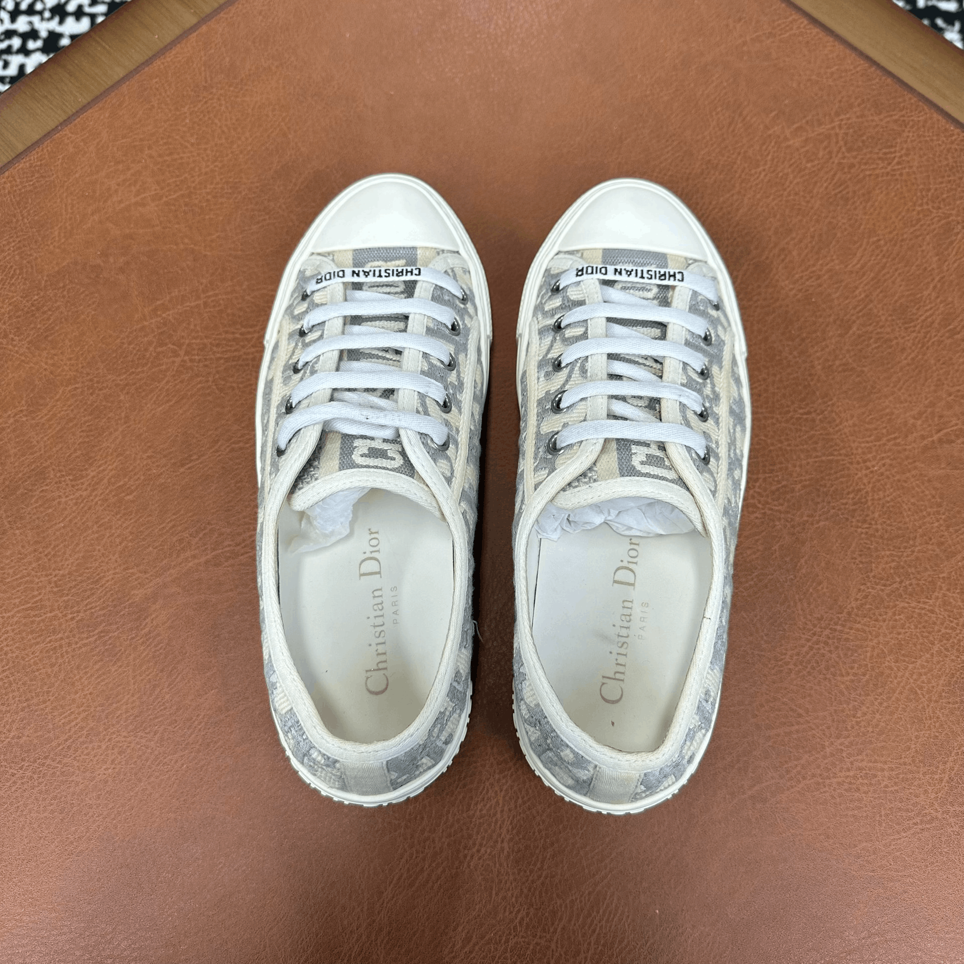 Dior Dior Cotton Gray Lowtop Sneakers it_36 Women Size US 6 / IT 36 - 3 Thumbnail