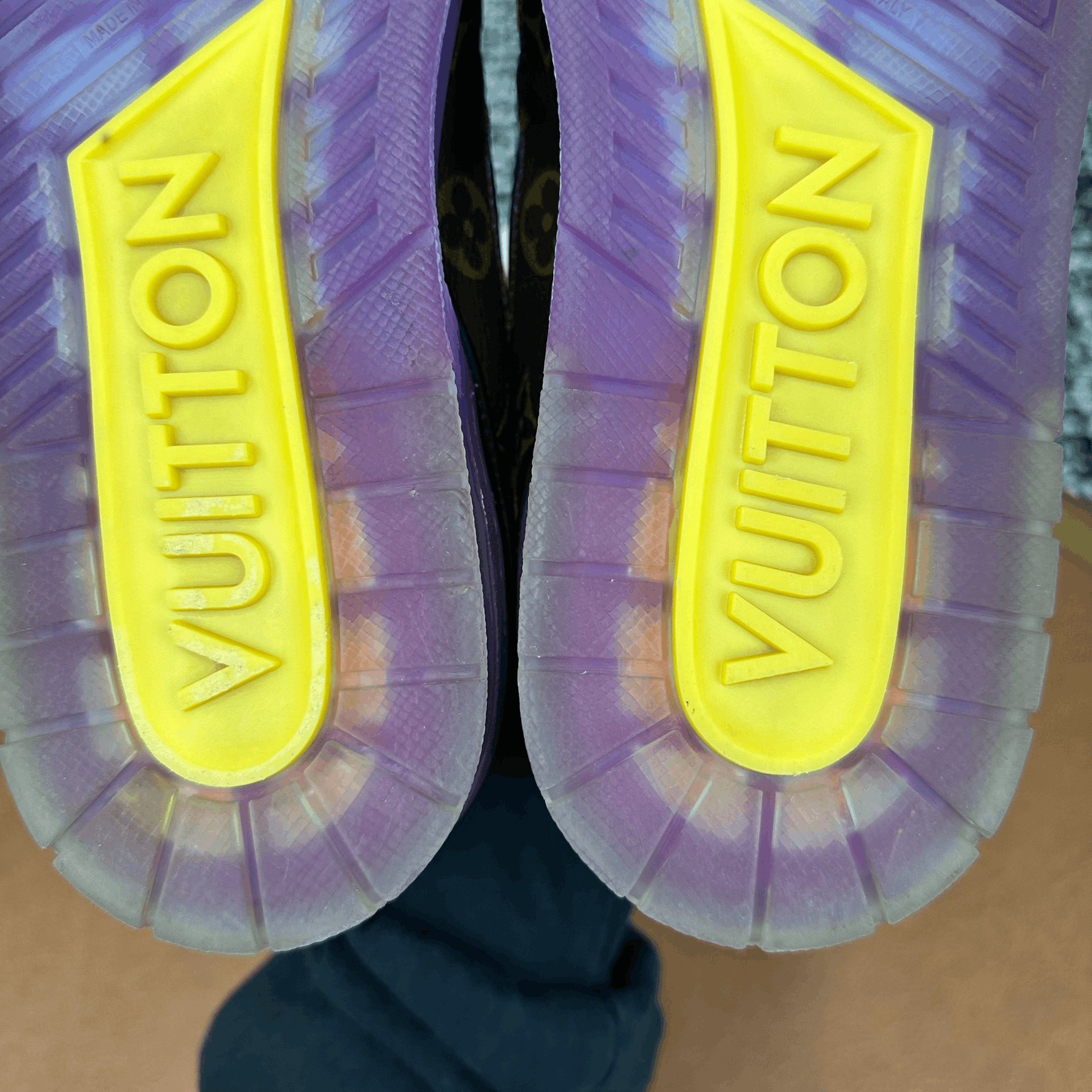Louis Vuitton Louis Vuitton Training Purple Lowtop Sneakers 8 Men Size US 8 / EU 41 - 9 Thumbnail