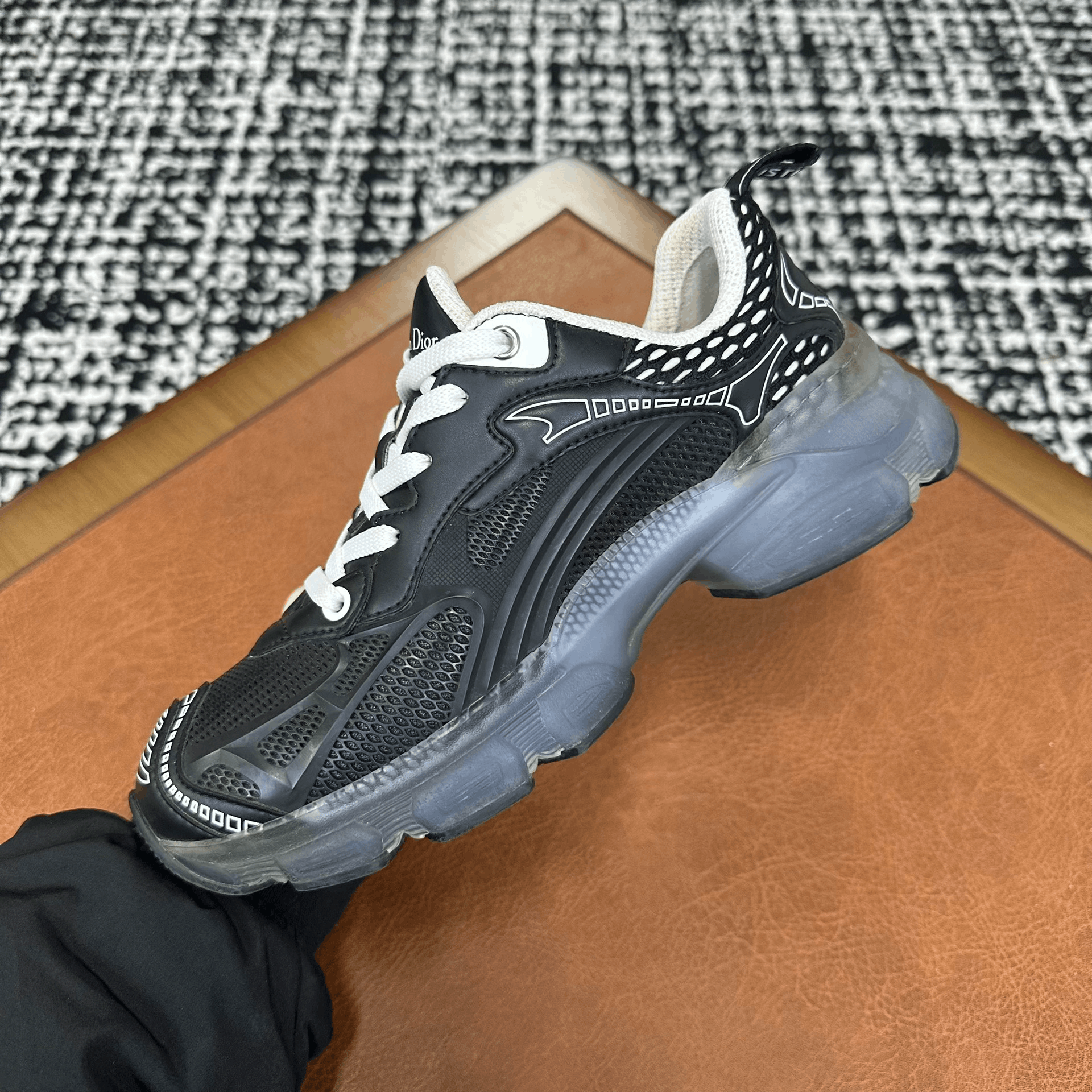 Dior Dior Mesh Black Lowtop Sneakers it_35-5 Women Size US 5.5 / IT 35.5 - 6 Thumbnail