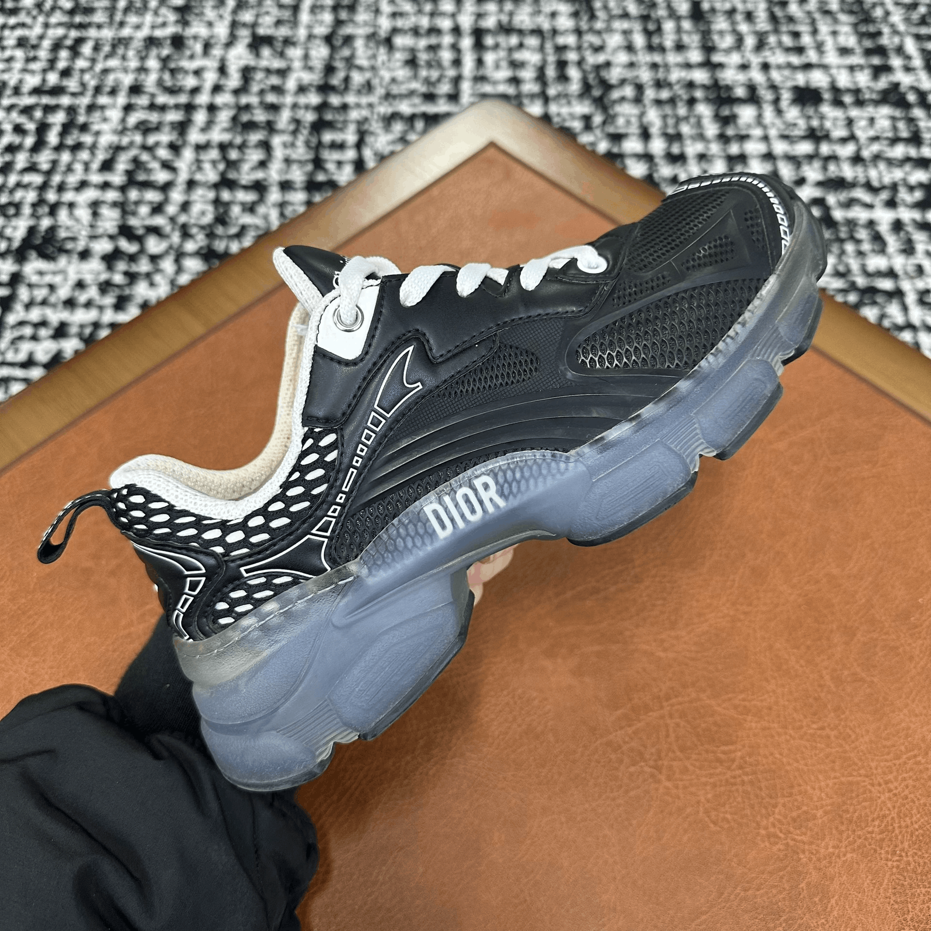 Dior Dior Mesh Black Lowtop Sneakers it_35-5 Women Size US 5.5 / IT 35.5 - 7 Thumbnail