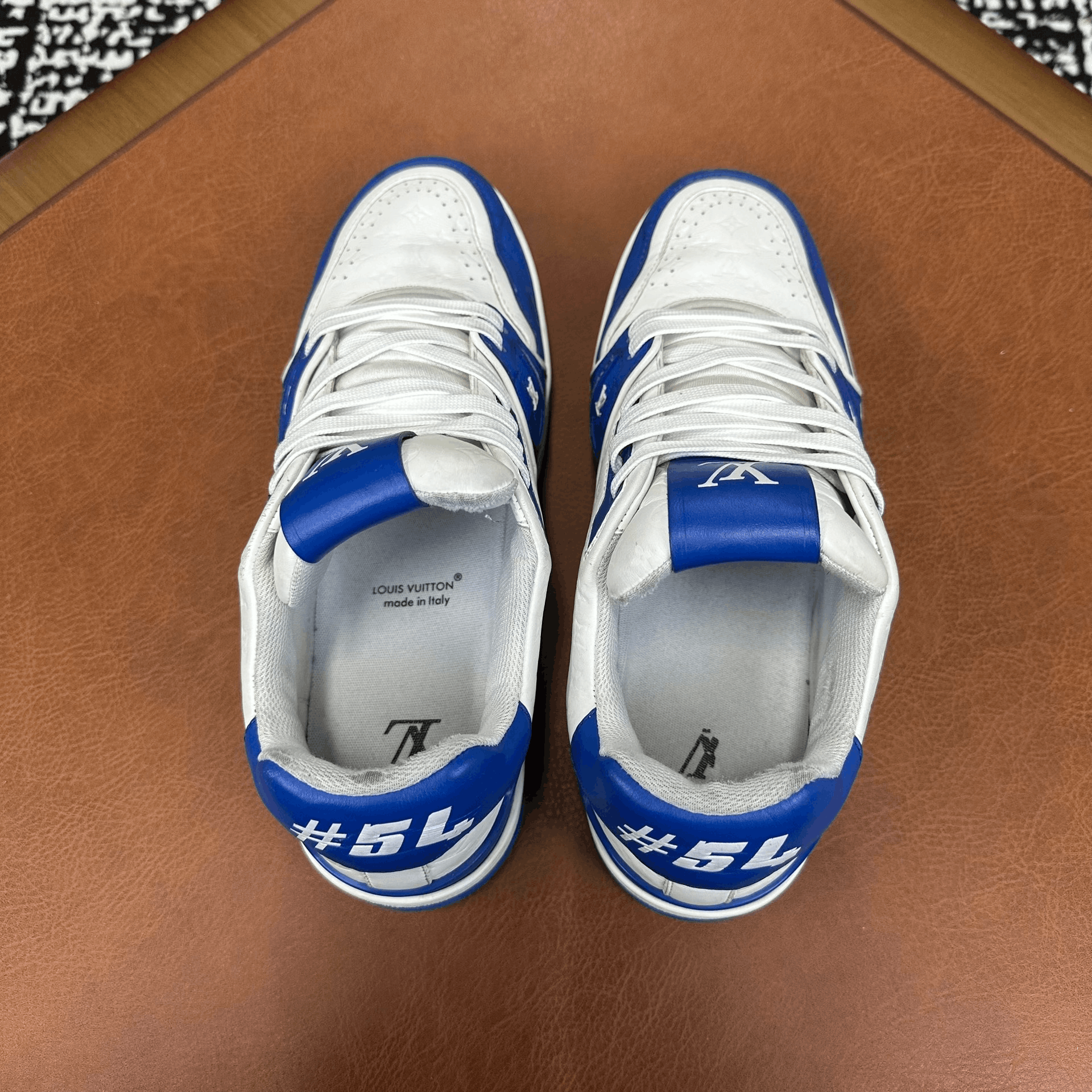 Louis Vuitton Louis Vuitton Training Blue Lowtop Sneakers 8 Men Size US 8 / EU 41 - 3 Thumbnail