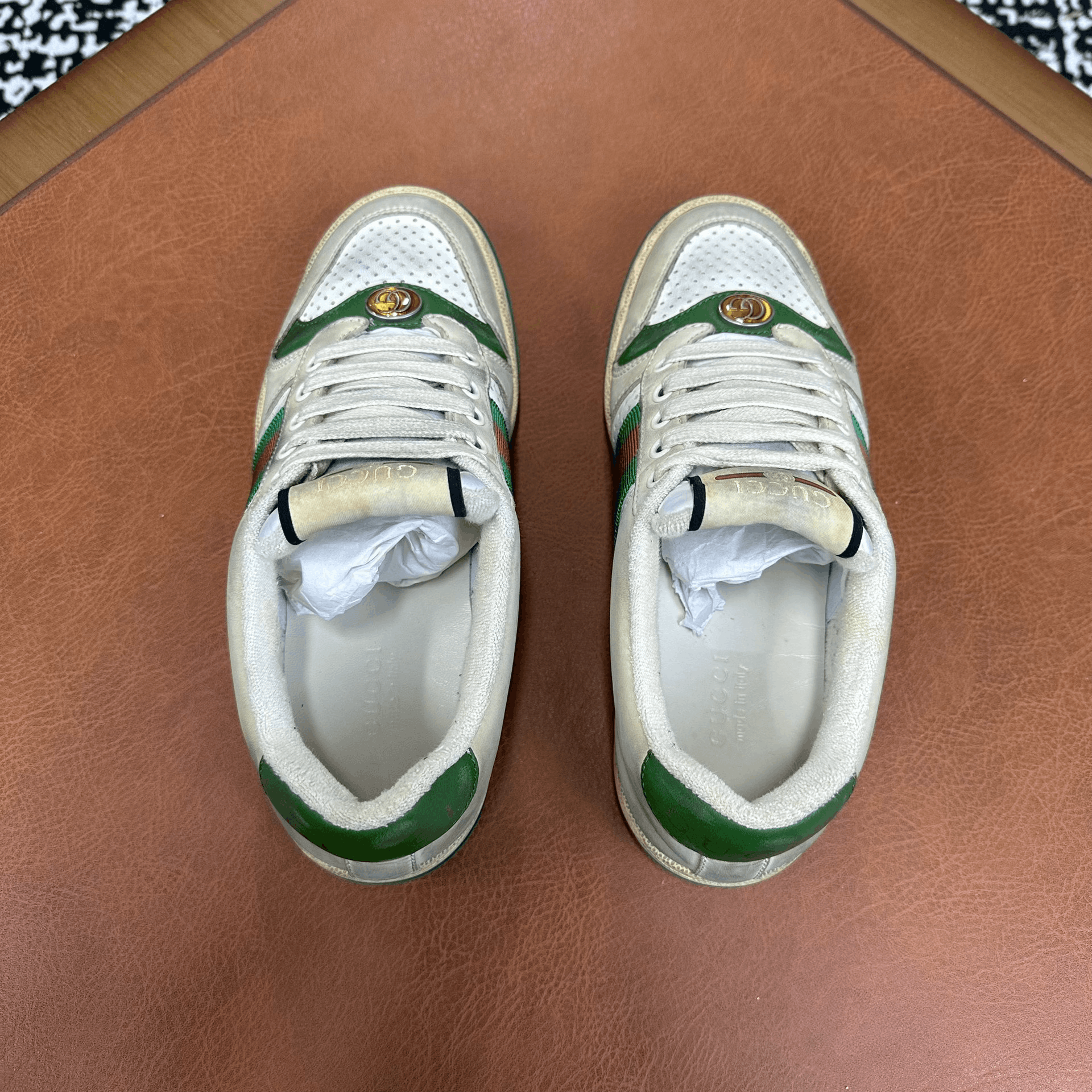 Gucci Gucci Green Lowtop Sneakers it_35 Women Size US 5 / IT 35 - 3 Thumbnail