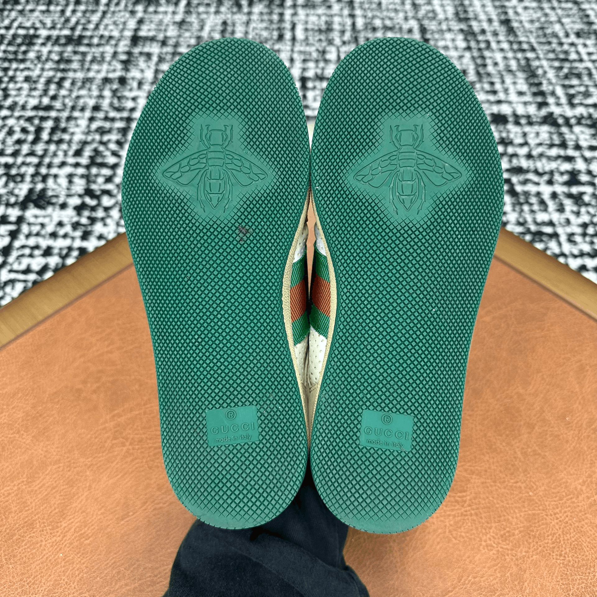 Gucci Gucci Green Lowtop Sneakers it_35 Women Size US 5 / IT 35 - 9 Thumbnail
