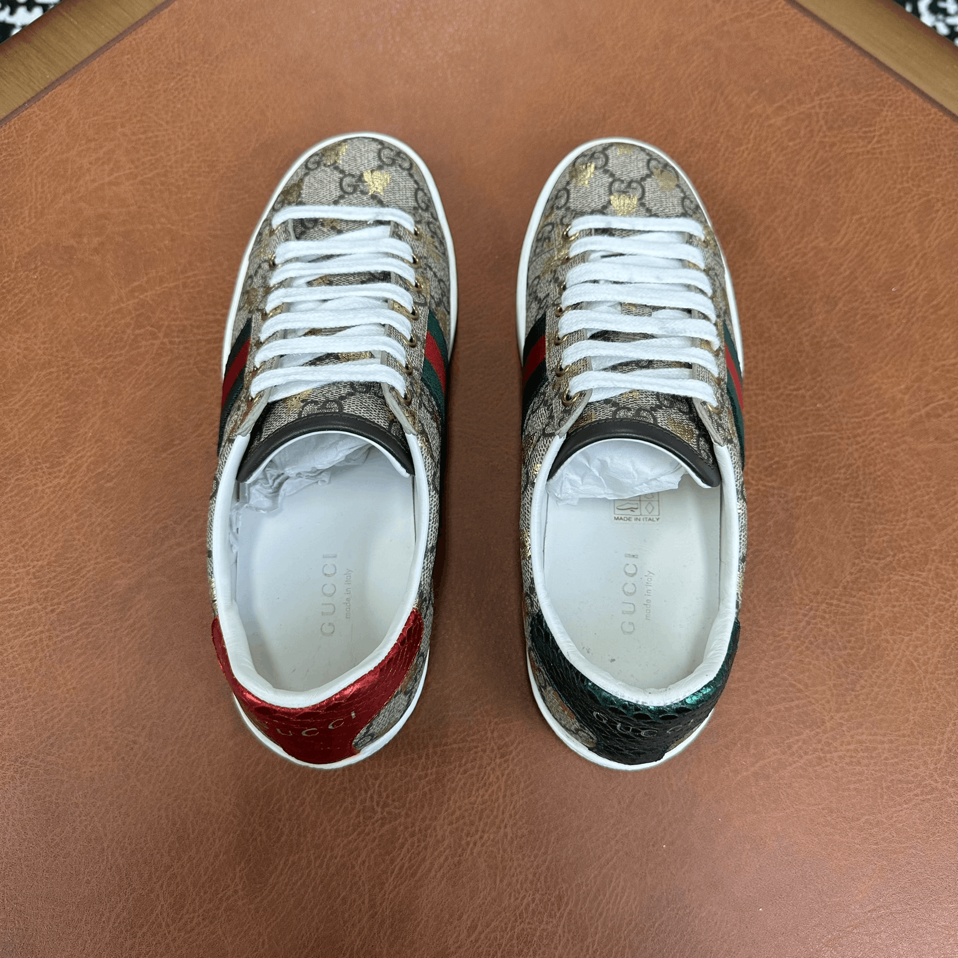 Gucci Gucci Gold Lowtop Sneakers it_36 Women Size US 6 / IT 36 - 3 Thumbnail