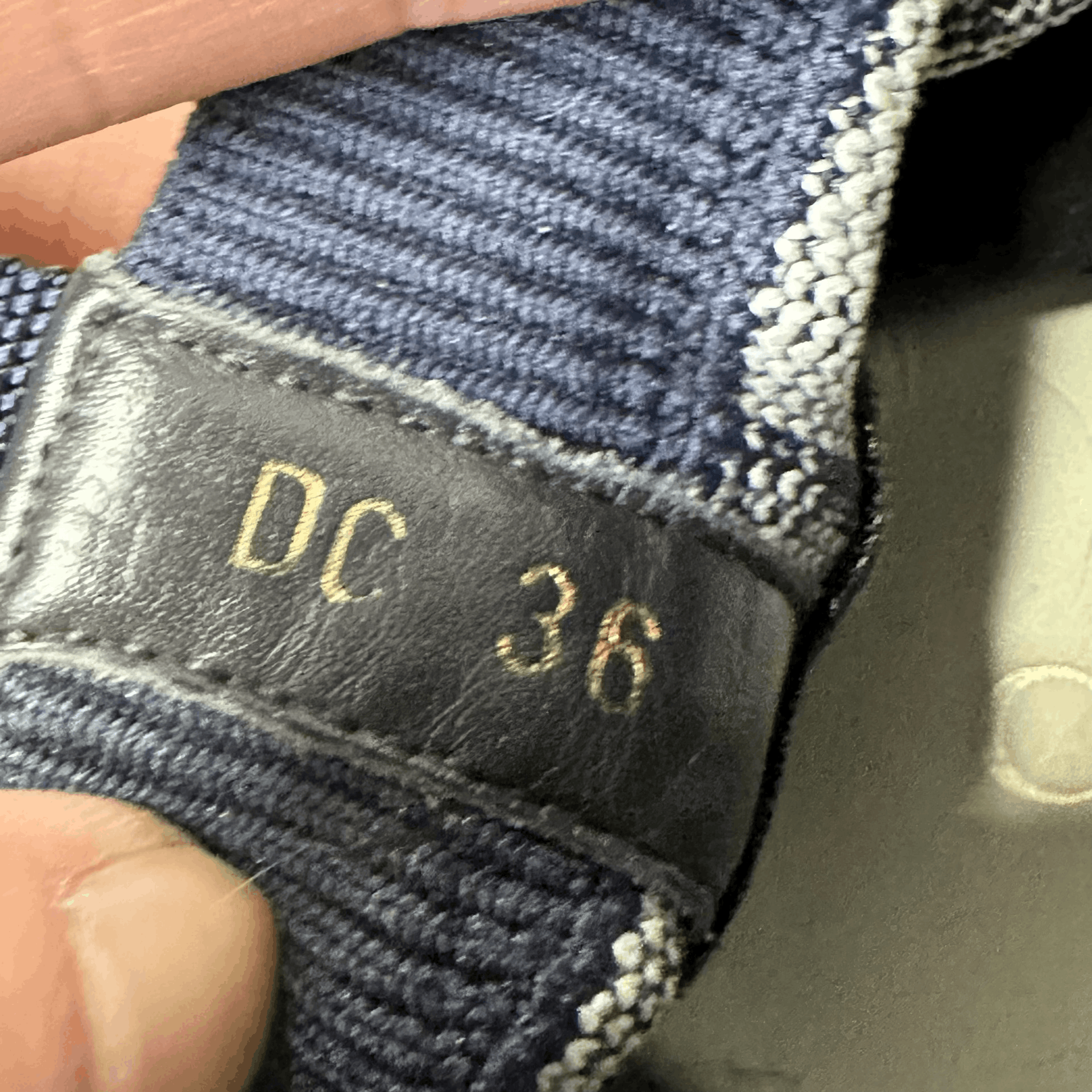 Dior Dior Knit Blue Hitop Sneakers it_36 Women Size US 6 / IT 36 - 8 Thumbnail