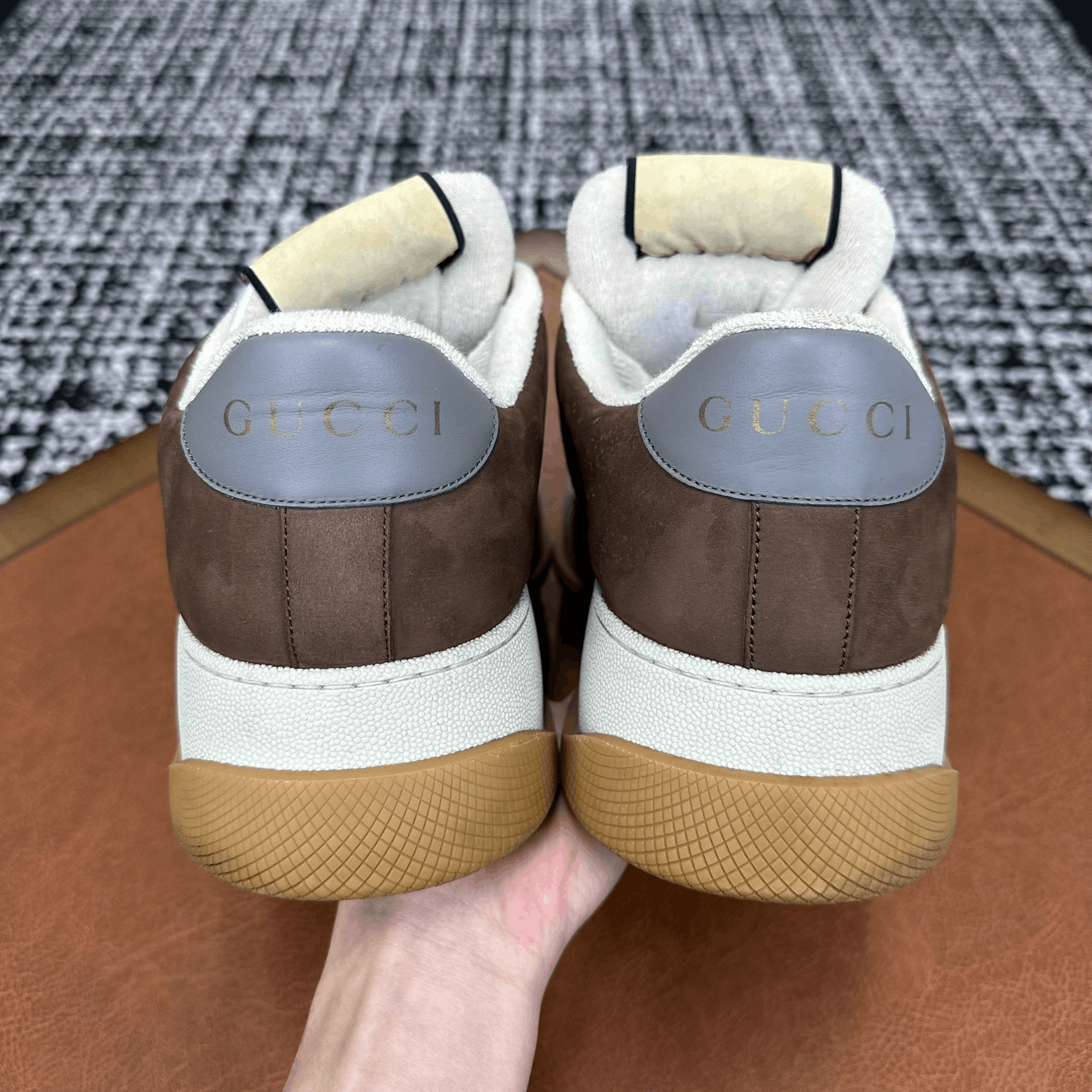 Gucci Gucci Brown Lowtop Sneakers 10 Men Size US 10 / EU 43 - 4 Thumbnail