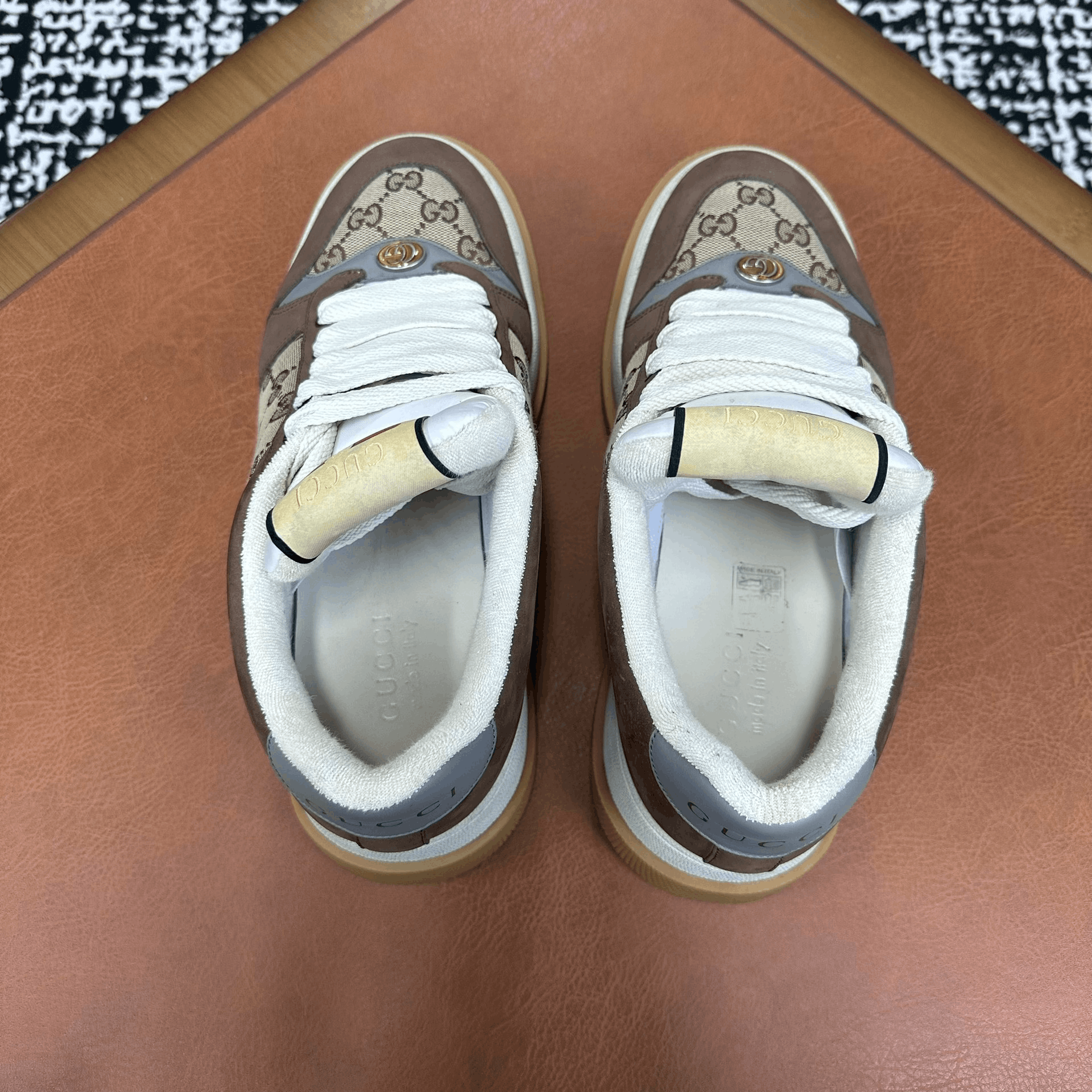 Gucci Gucci Brown Lowtop Sneakers 10 Men Size US 10 / EU 43 - 3 Thumbnail