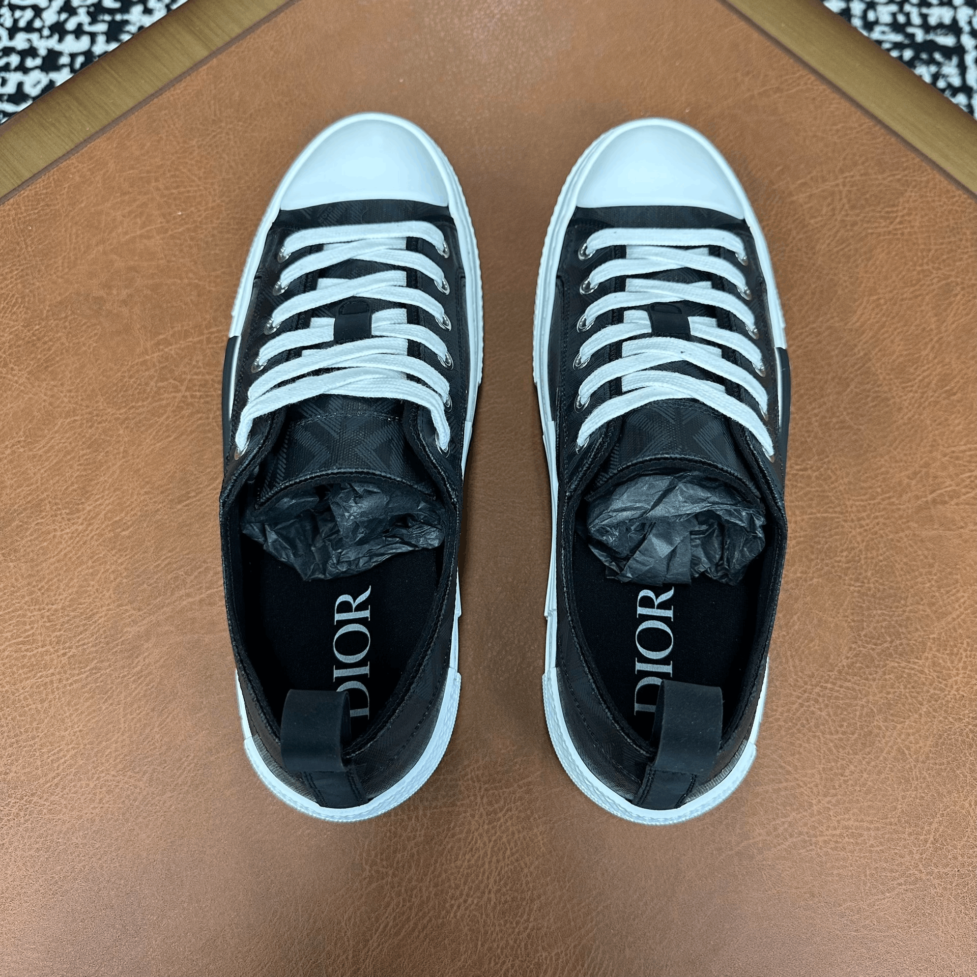 Dior Dior Leather Black Lowtop Sneakers 8 Men Size US 8 / EU 41 - 6 Thumbnail