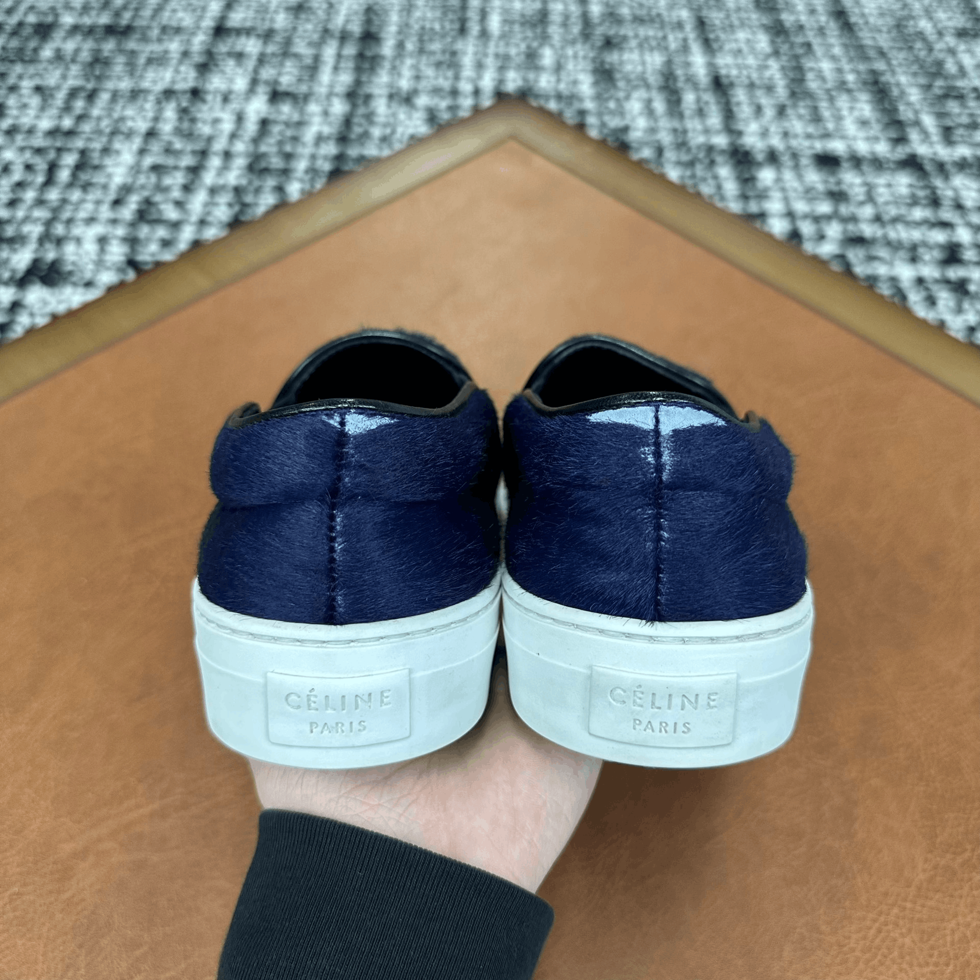 Celine Celine Blue Lowtop Sneakers it_36 Women Size US 6 / IT 36 - 4 Thumbnail