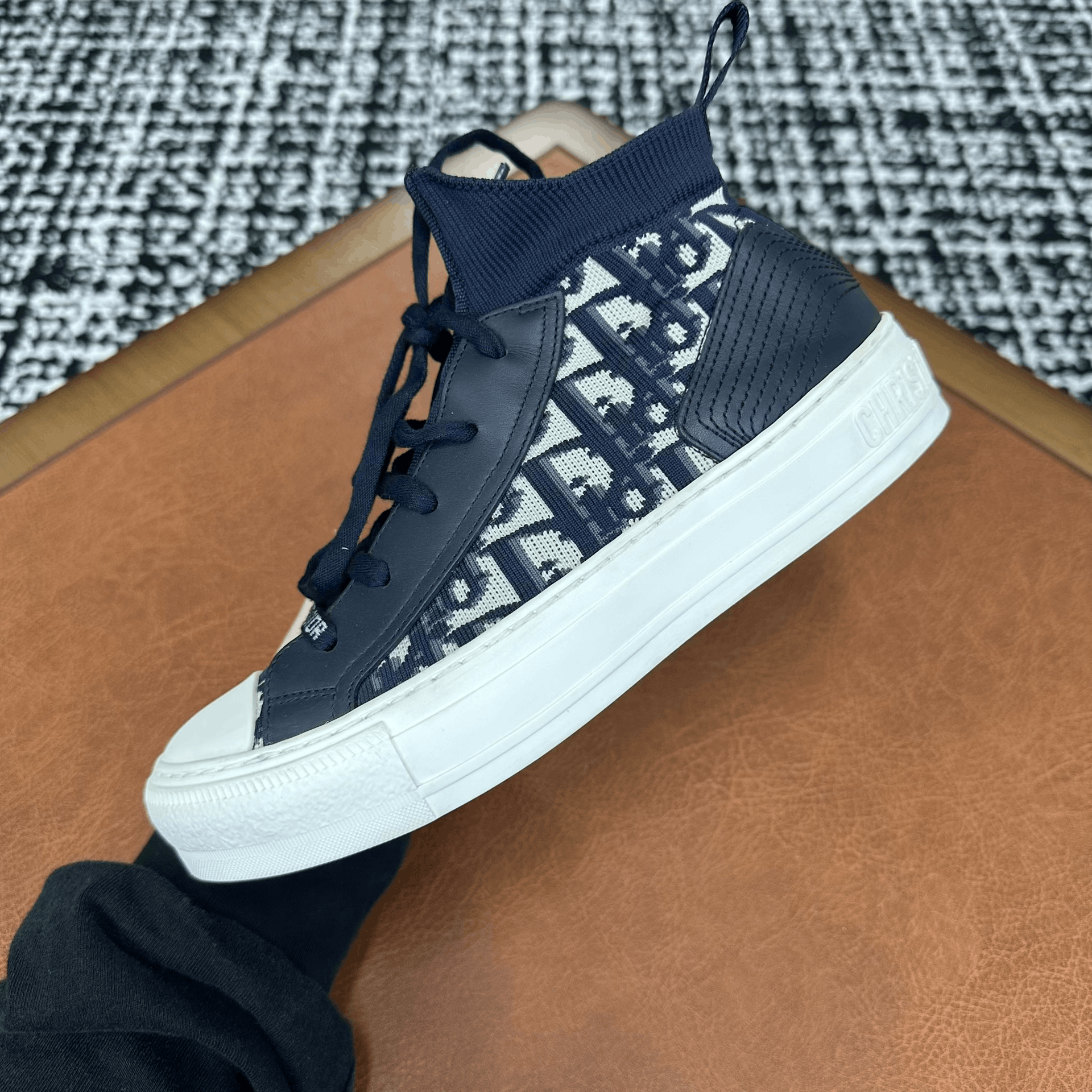 Dior Dior Blue Hitop Sneakers it_36-5 Women Size US 6.5 / IT 36.5 - 8 Thumbnail