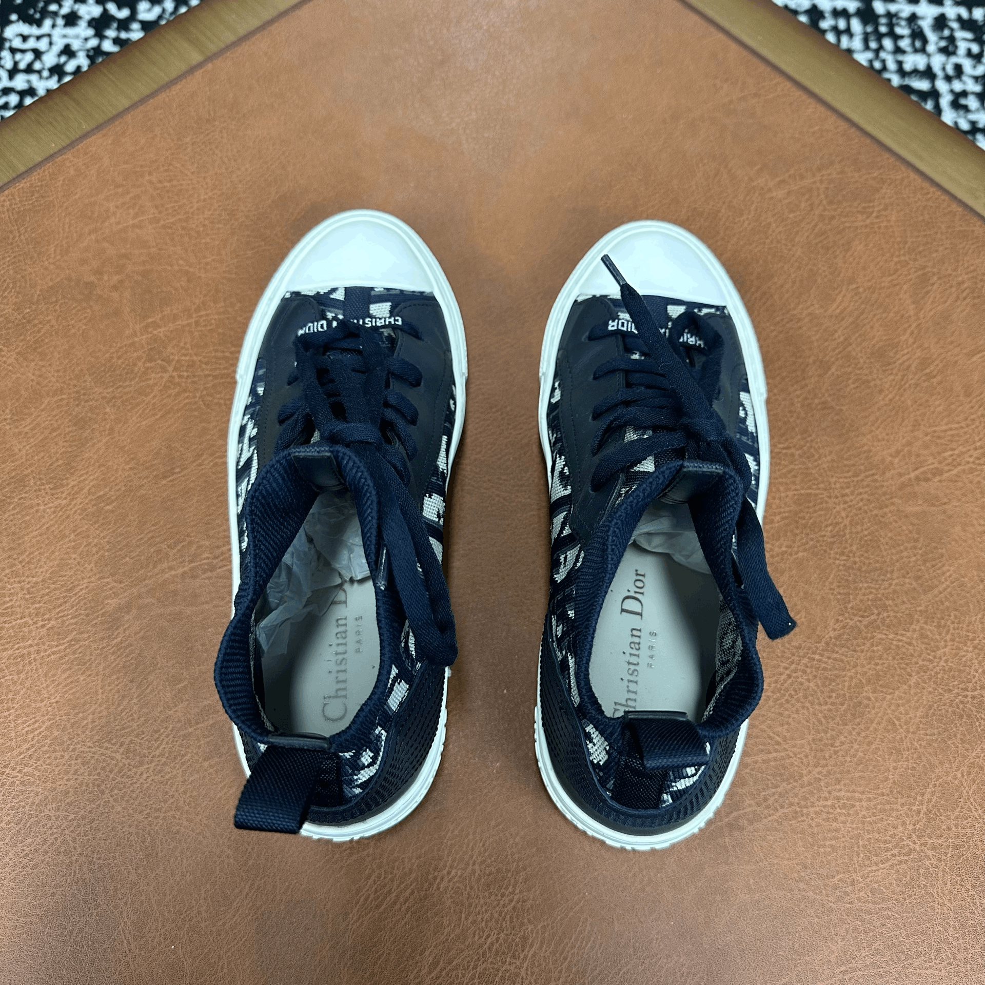 Dior Dior Blue Hitop Sneakers it_36-5 Women Size US 6.5 / IT 36.5 - 3 Thumbnail