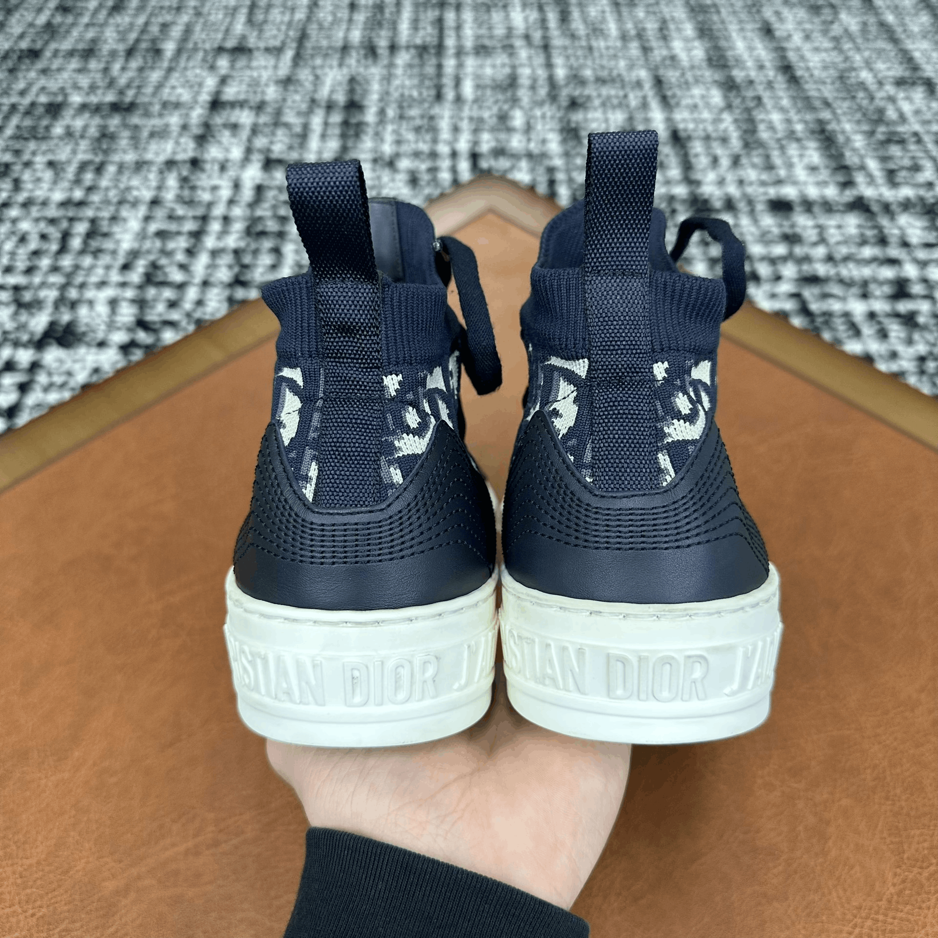 Dior Dior Blue Hitop Sneakers it_36-5 Women Size US 6.5 / IT 36.5 - 4 Thumbnail