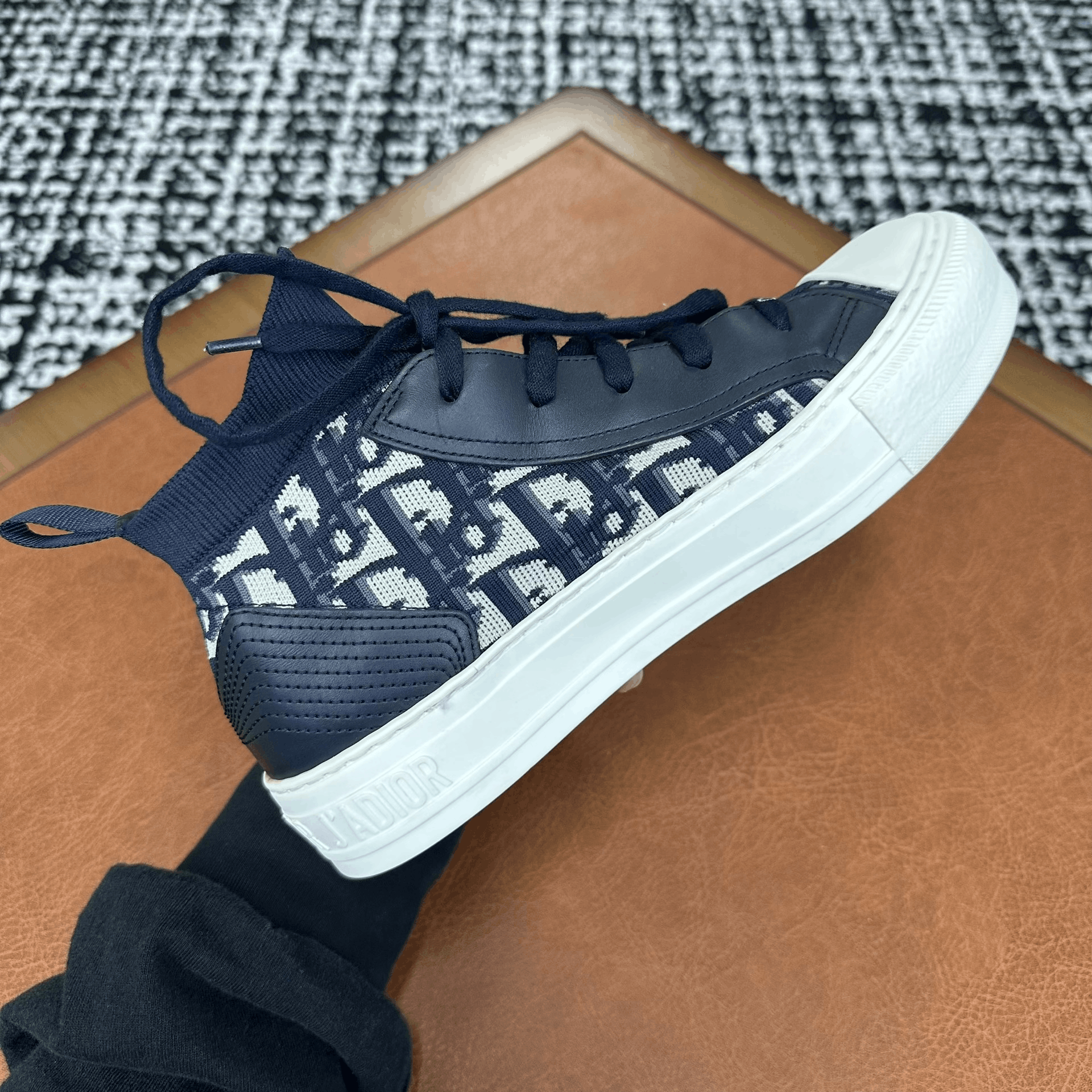 Dior Dior Blue Hitop Sneakers it_36-5 Women Size US 6.5 / IT 36.5 - 9 Thumbnail