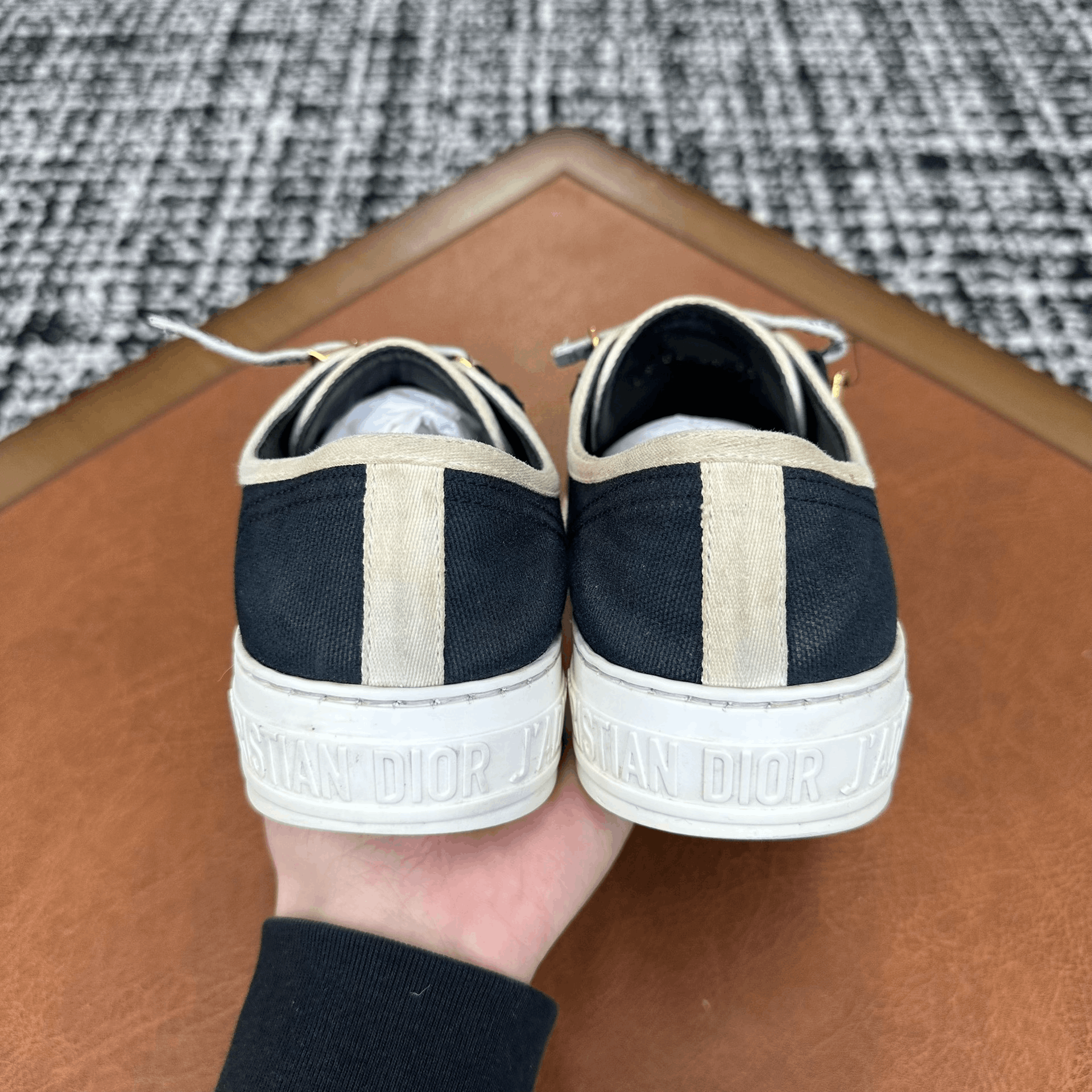 Dior Dior Black Lowtop Sneakers it_35-5 Women Size US 5.5 / IT 35.5 - 4 Thumbnail