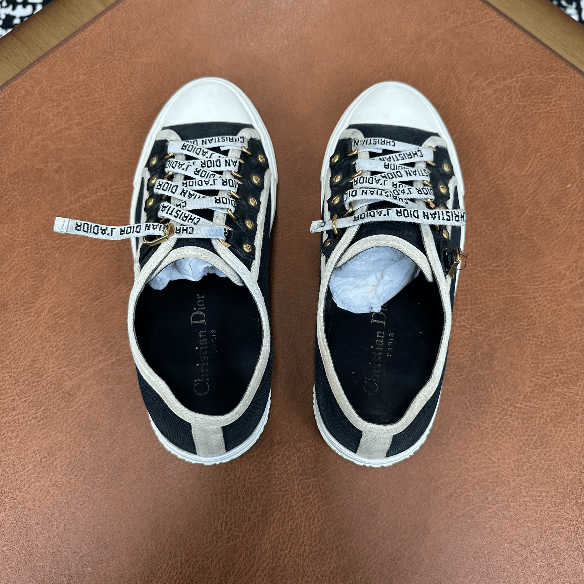 Dior Dior Black Lowtop Sneakers it_35-5 Women Size US 5.5 / IT 35.5 - 3 Thumbnail