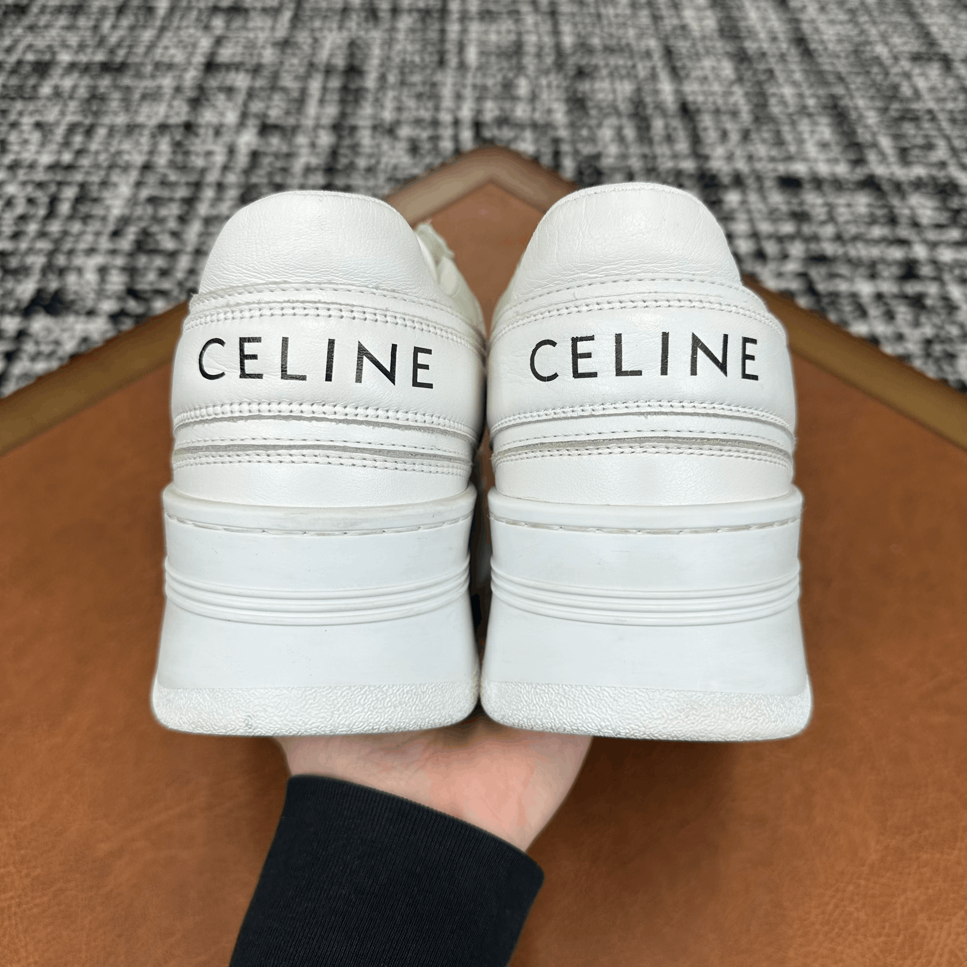 Celine Celine Leather White Lowtop Sneakers it_36 Women Size US 6 / IT 36 - 4 Thumbnail